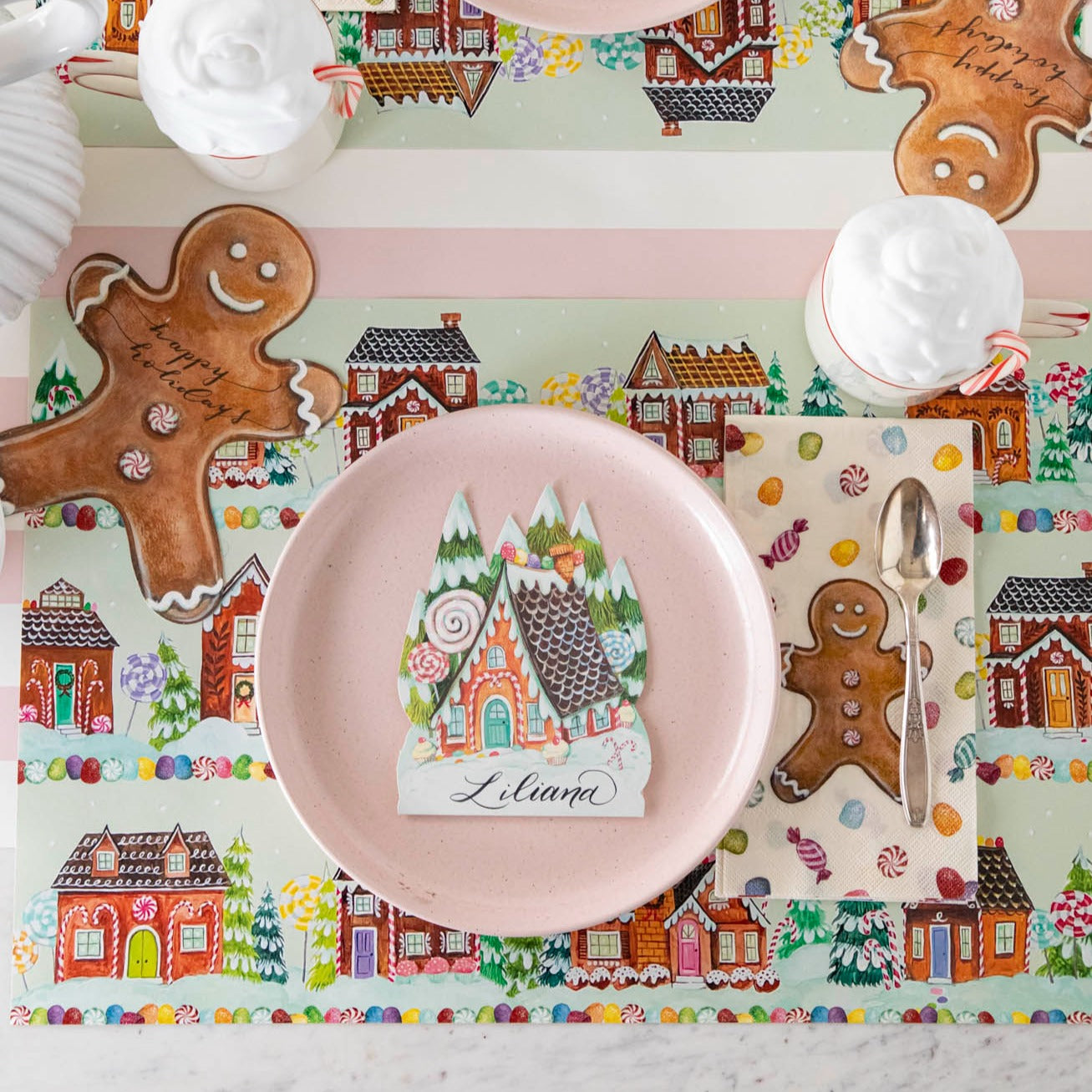 Hester & Cook Coloring Paper Placemats, Gingerbread House – To The