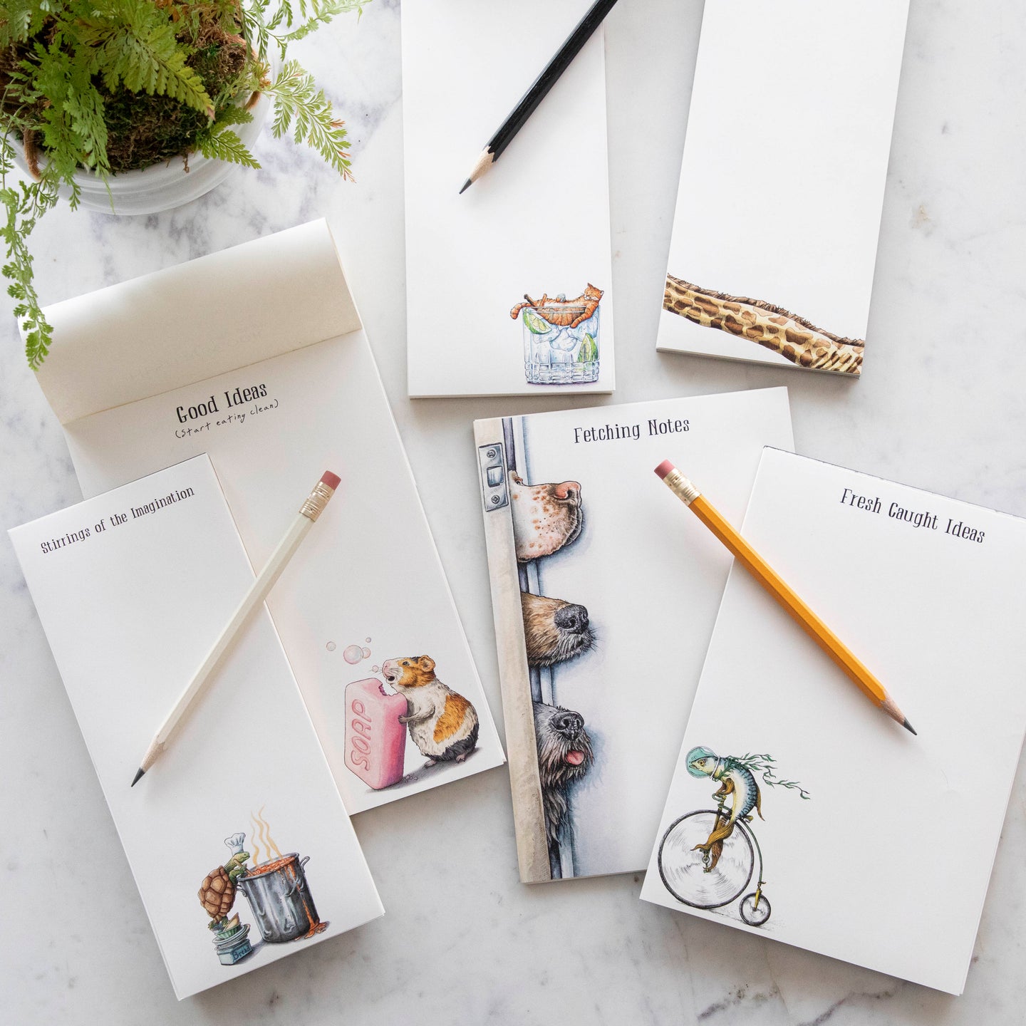 Hester & Cook Notepads & List Pads featuring artwork by Bewilderbeest.