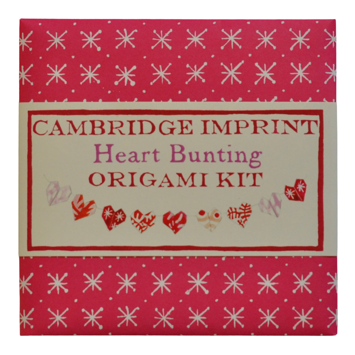 Heart Bunting Origami Kit packaging.