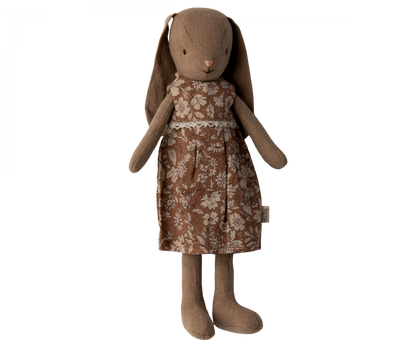 A Maileg Bunny with Dress, Size 2.