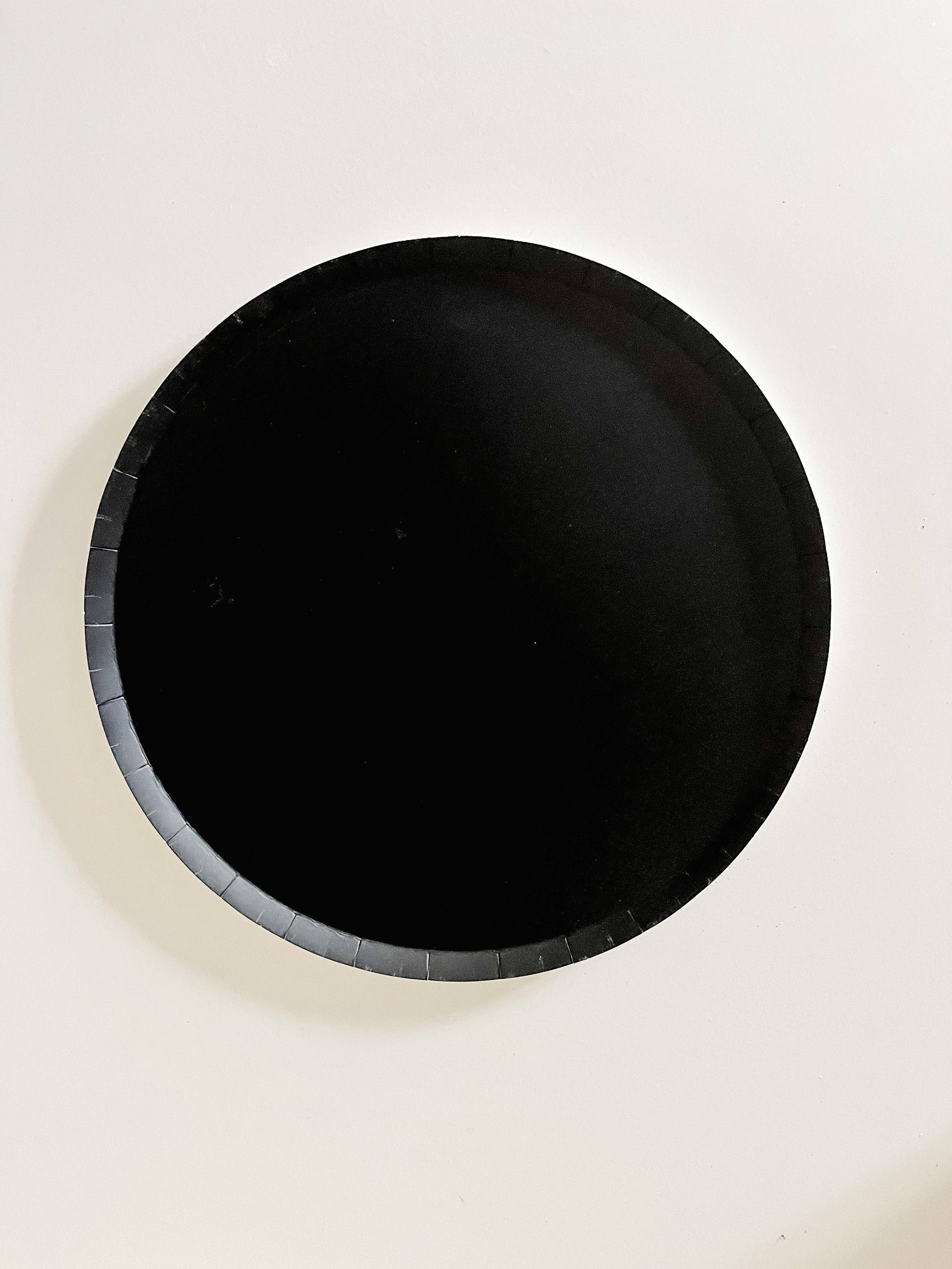 Classic Black Paper Plate