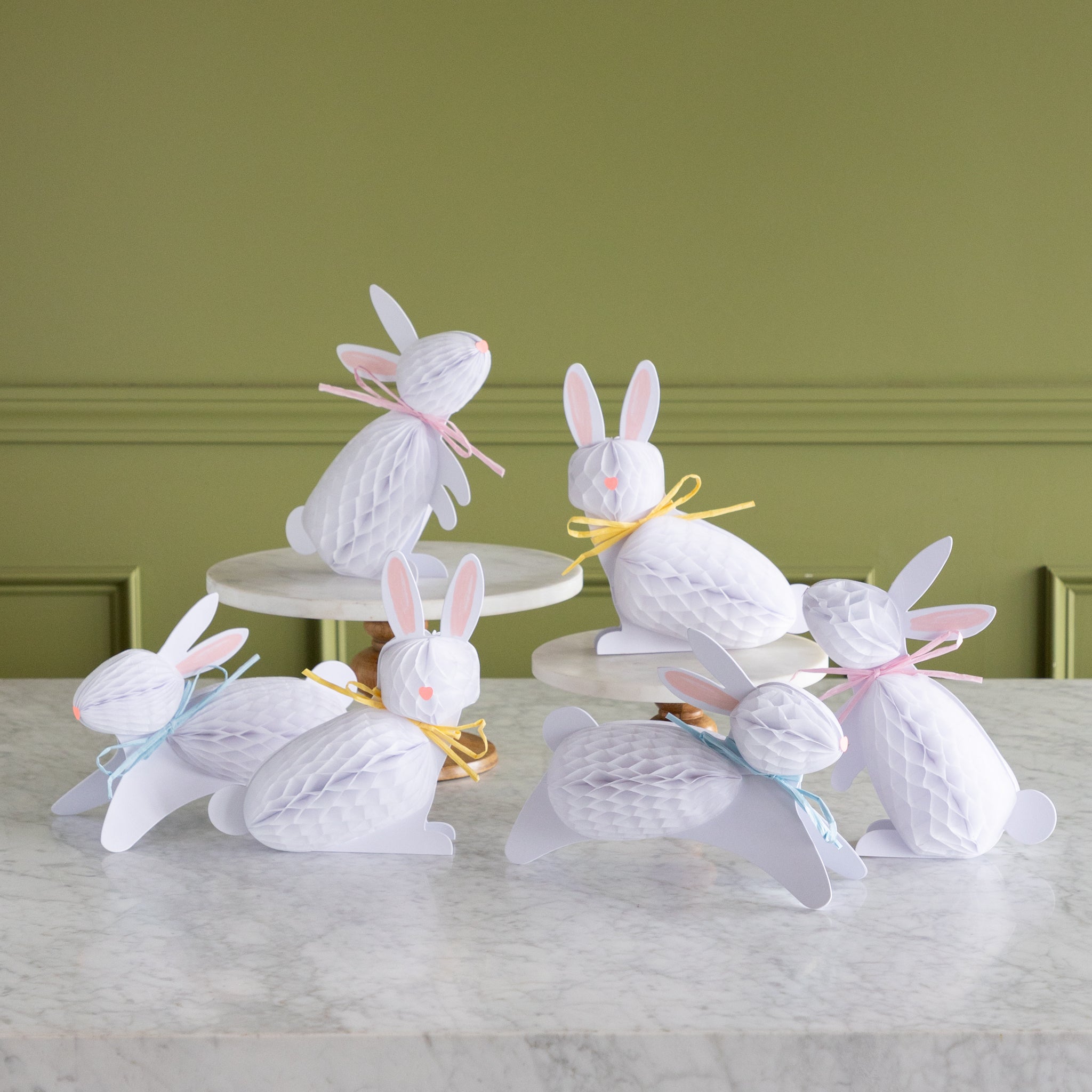 Bunny Honeycomb Decorations