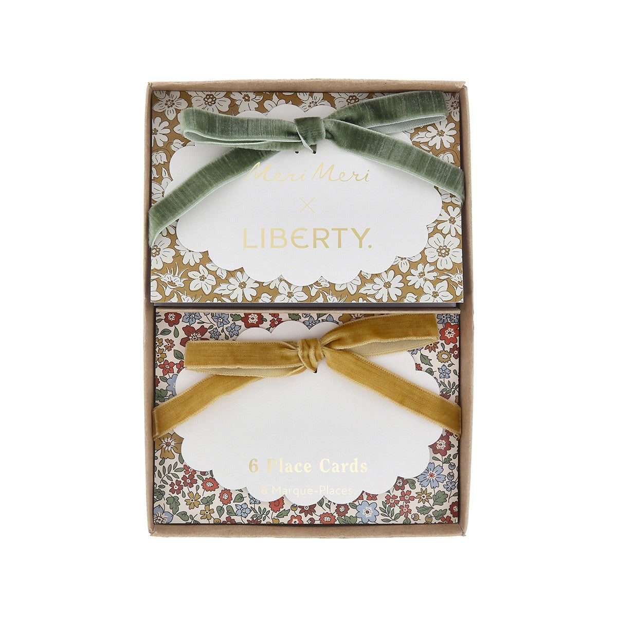 Package the Meri Meri x Liberty Place Cards come in.