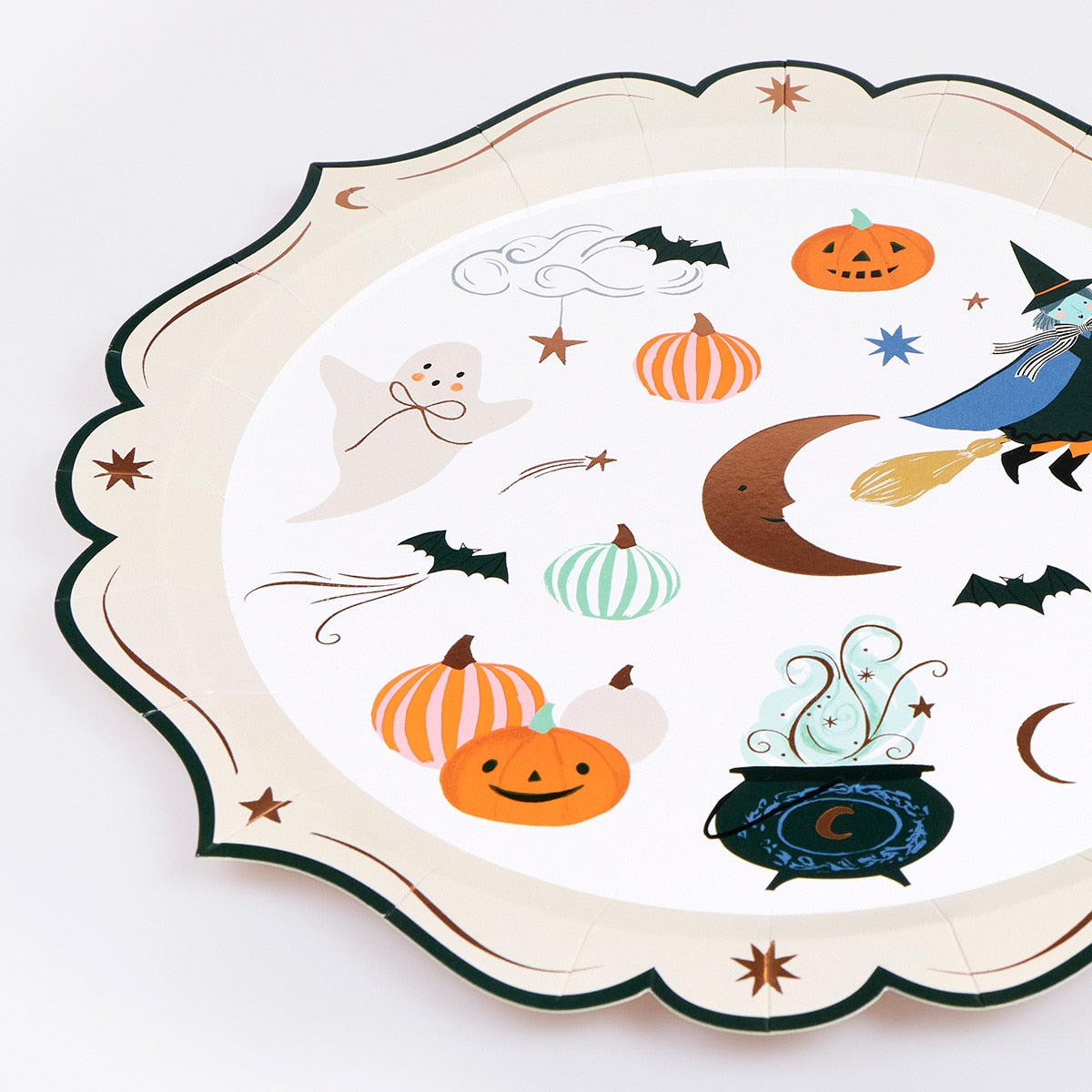 Ornate Halloween Paper Plates