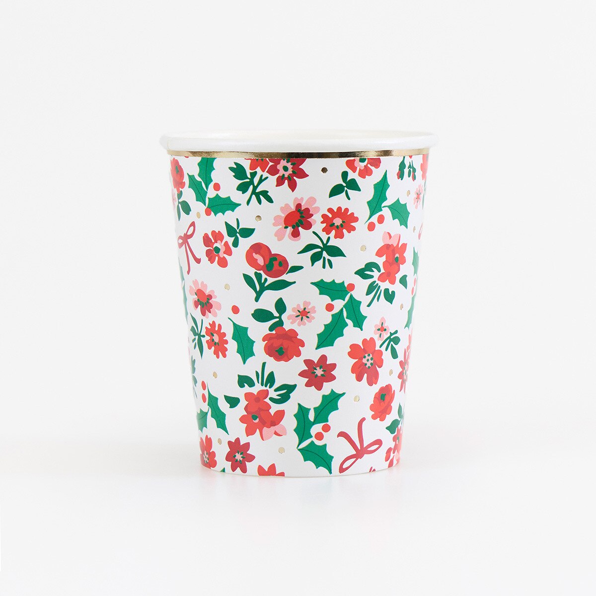 Holly Ditsy Cups