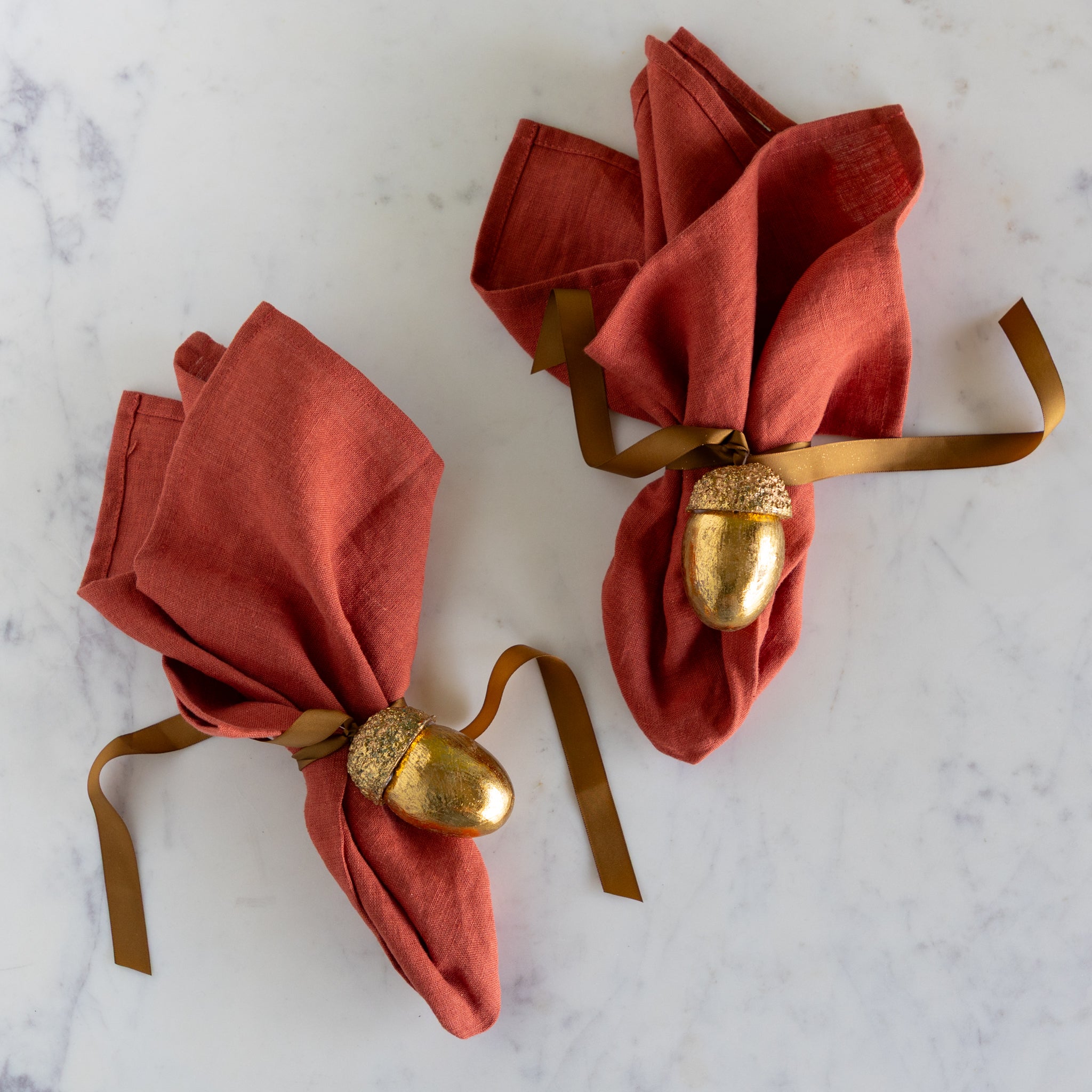 Gold Acorns, Box of 8