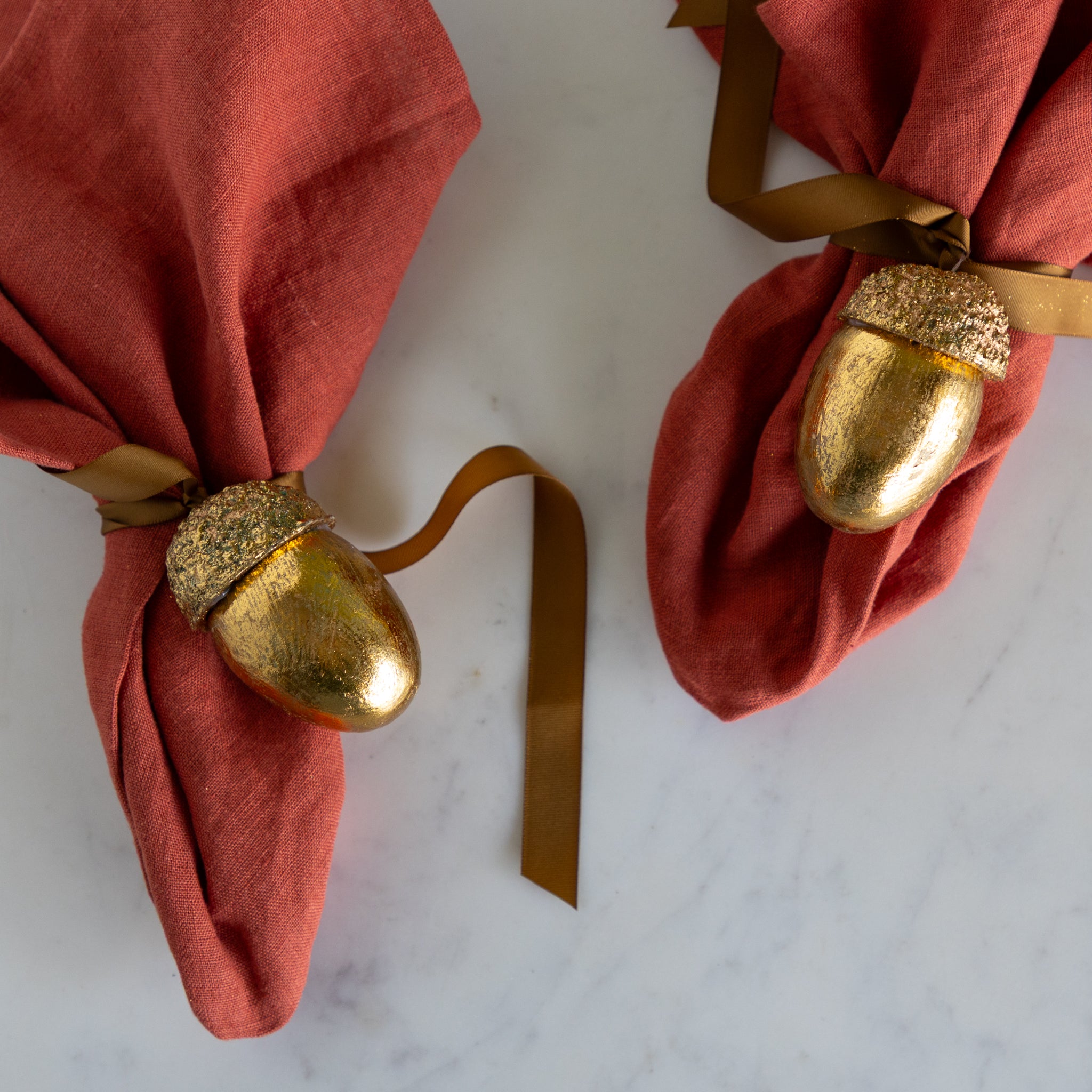 Gold Acorns, Box of 8