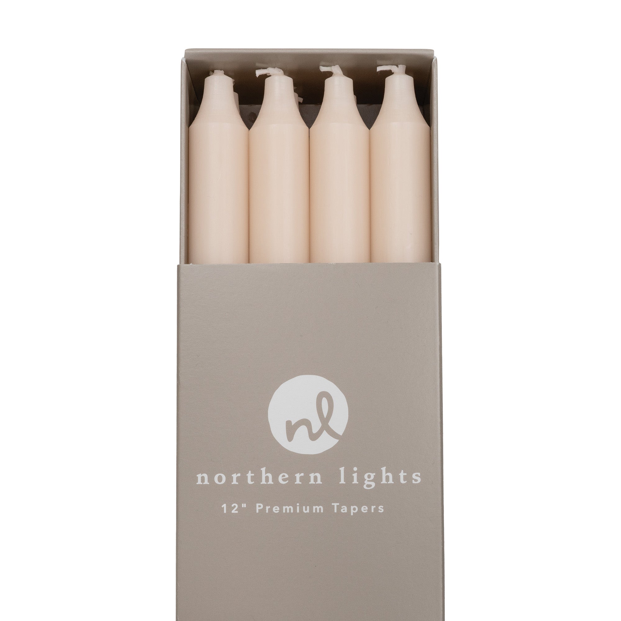 Cream 12" Taper Candle