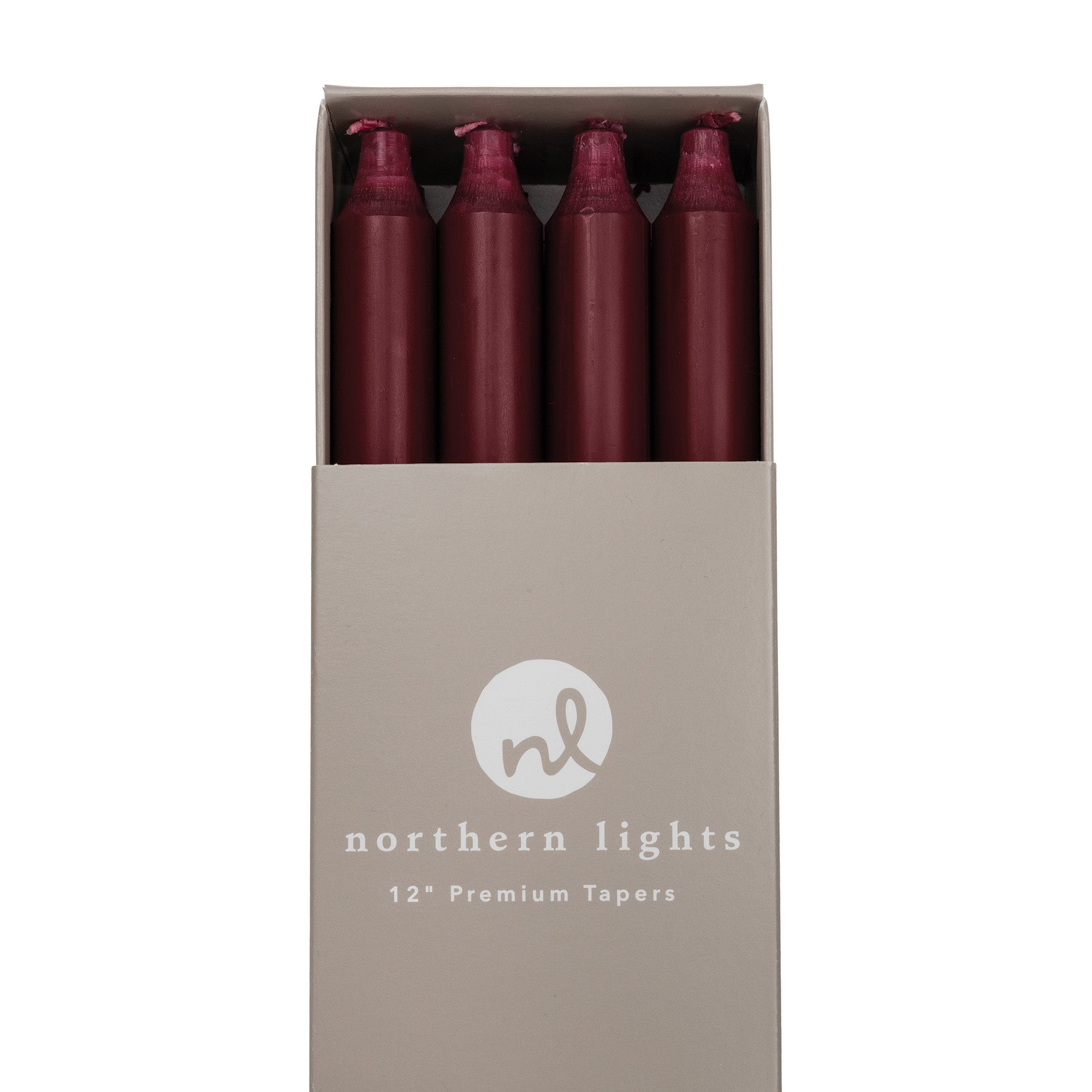 Bordeaux 12" Taper Candle