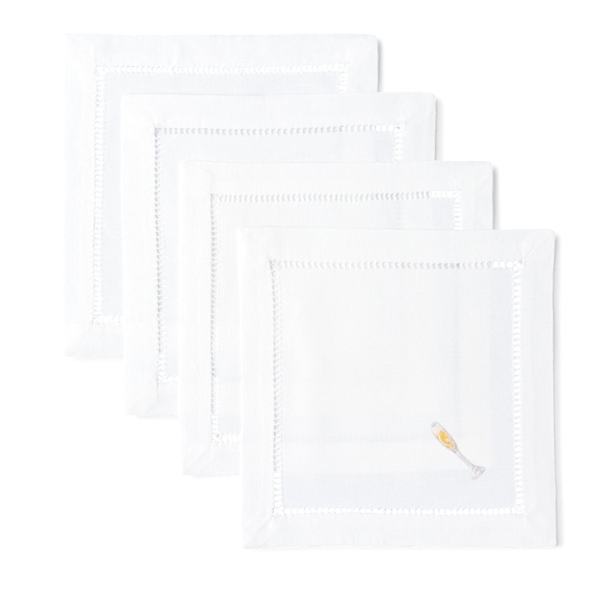 Champagne Cocktail Napkins, Set of 4