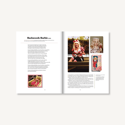 Two hardcover books titled &quot;Songteller: My Life in Lyrics&quot; by Dolly Parton, displayed with the front cover and spine visible, featuring images and text related to Dolly Parton&