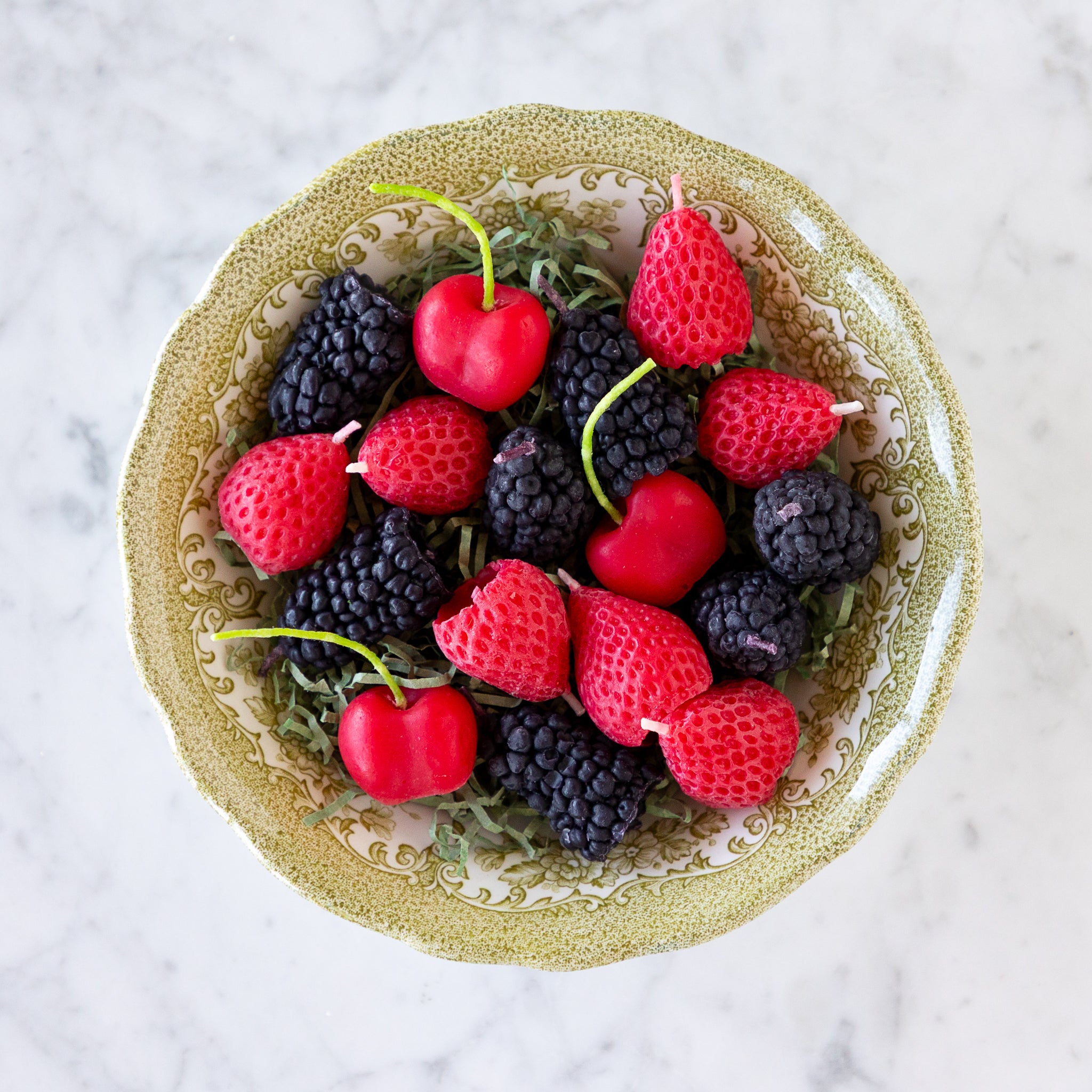 Blackberry Beeswax Birthday Candle