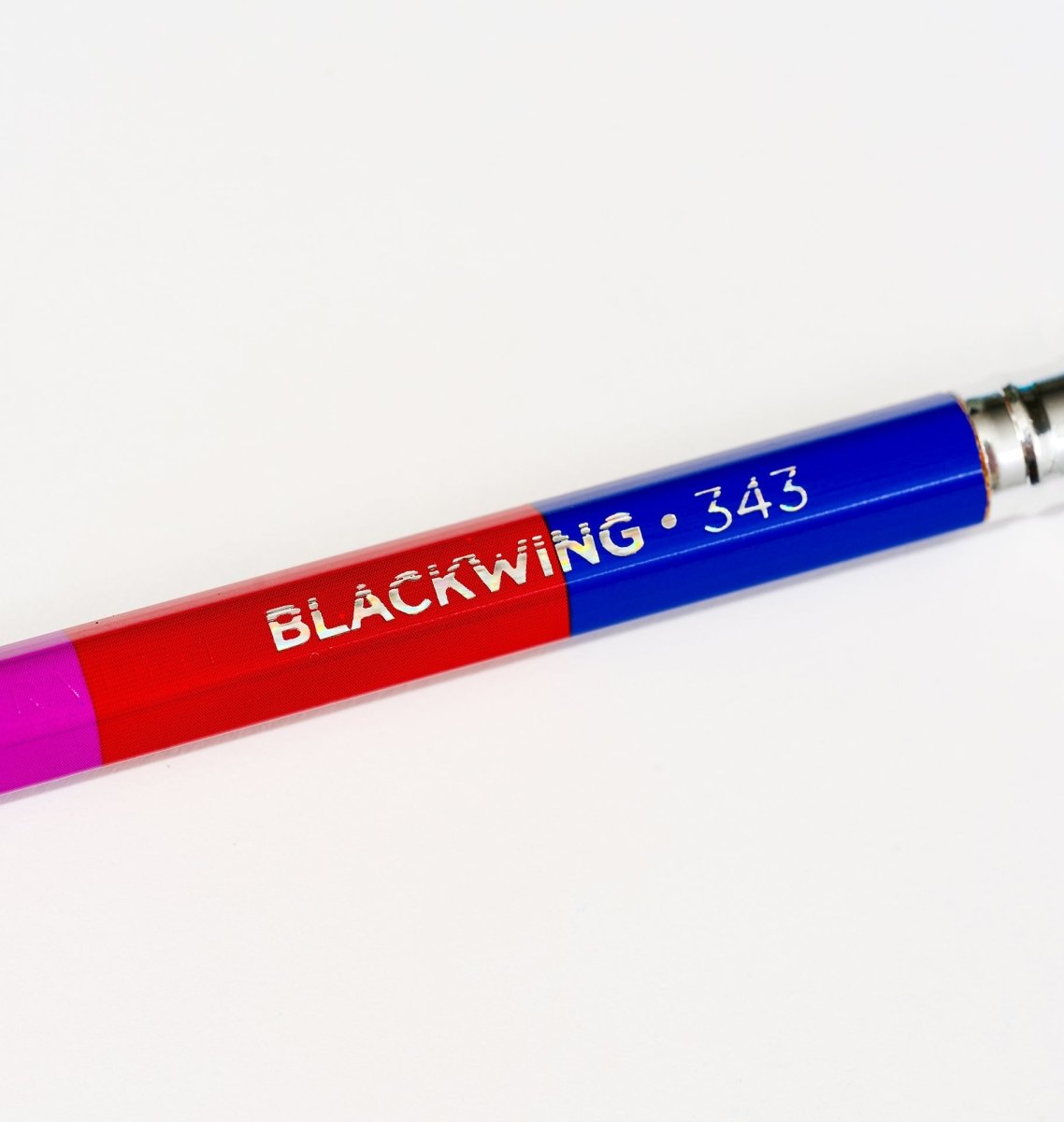 Close up of the Blackwing pencil.