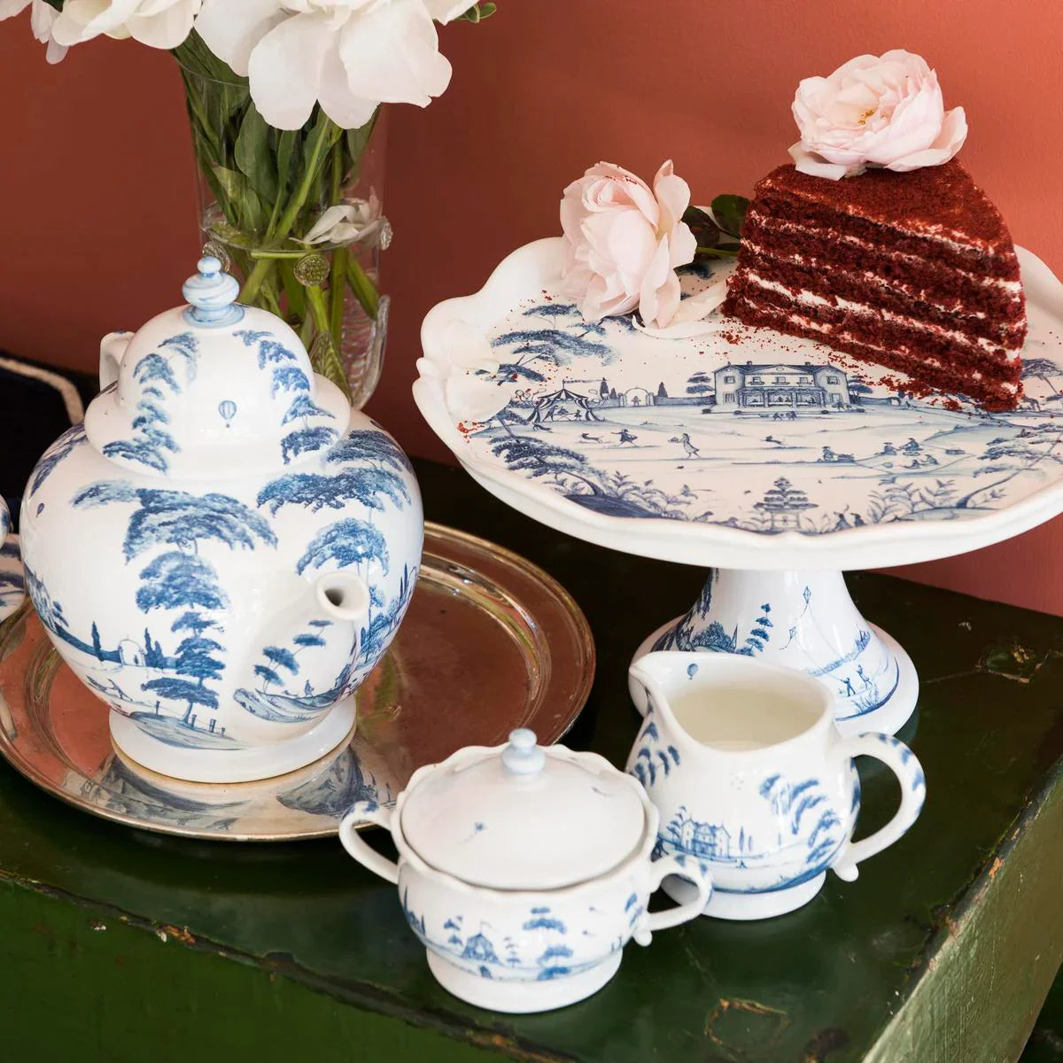 Country Estate Delft Blue Serveware