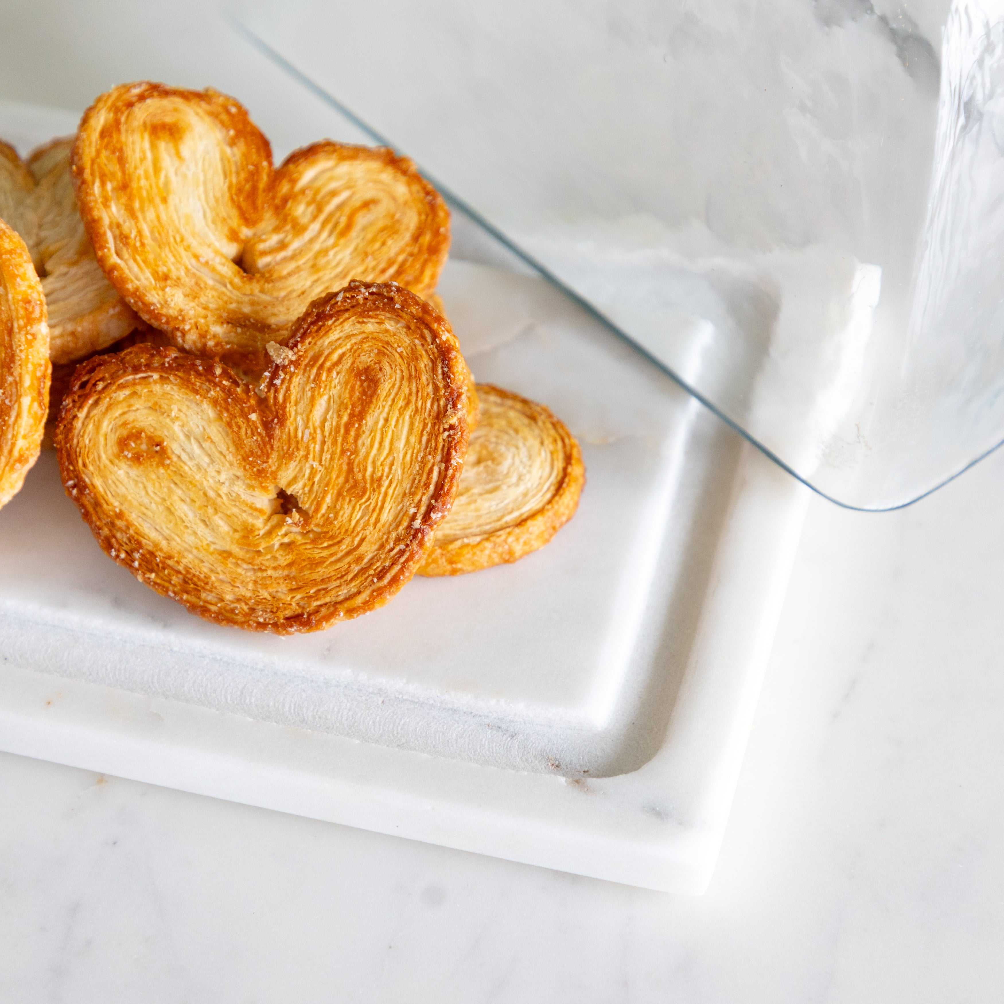 Glass Cloche with White Marble Base