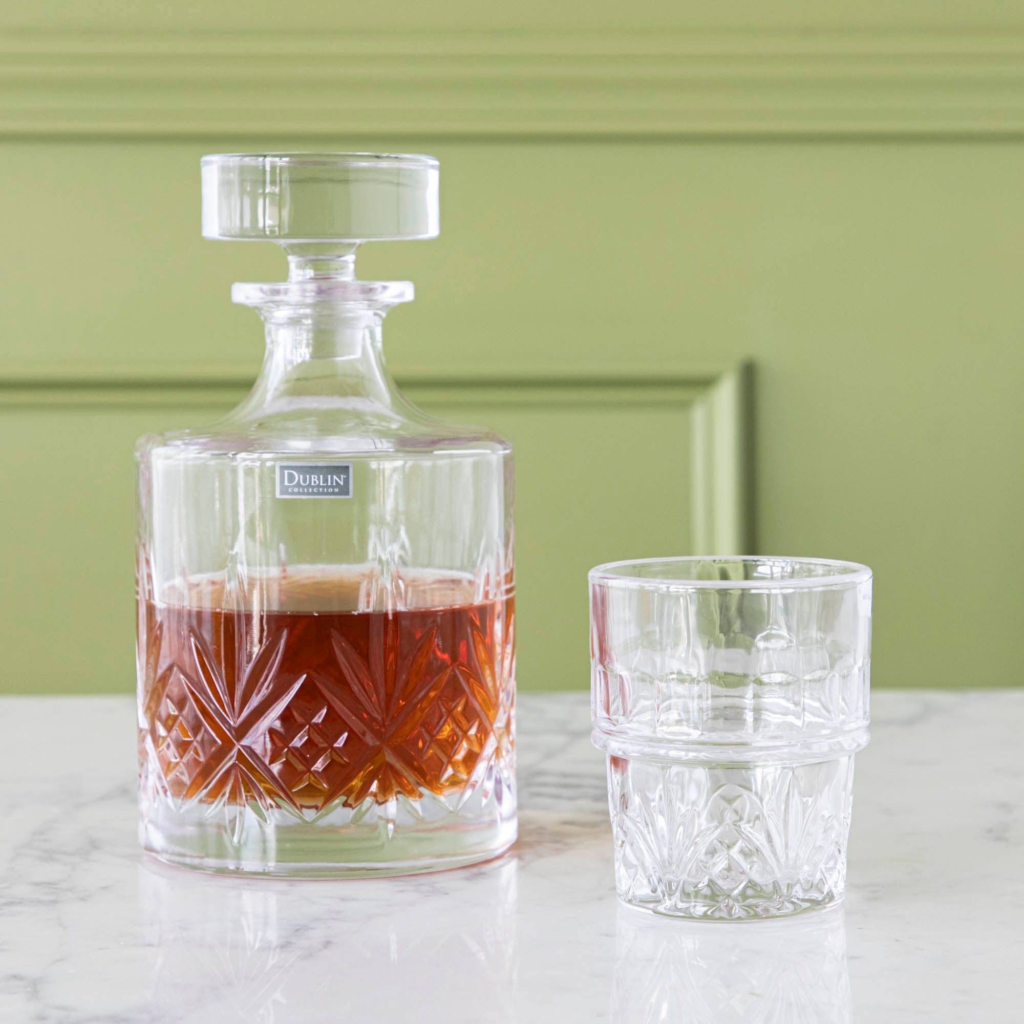 Dublin Crystal Double Old Fashion