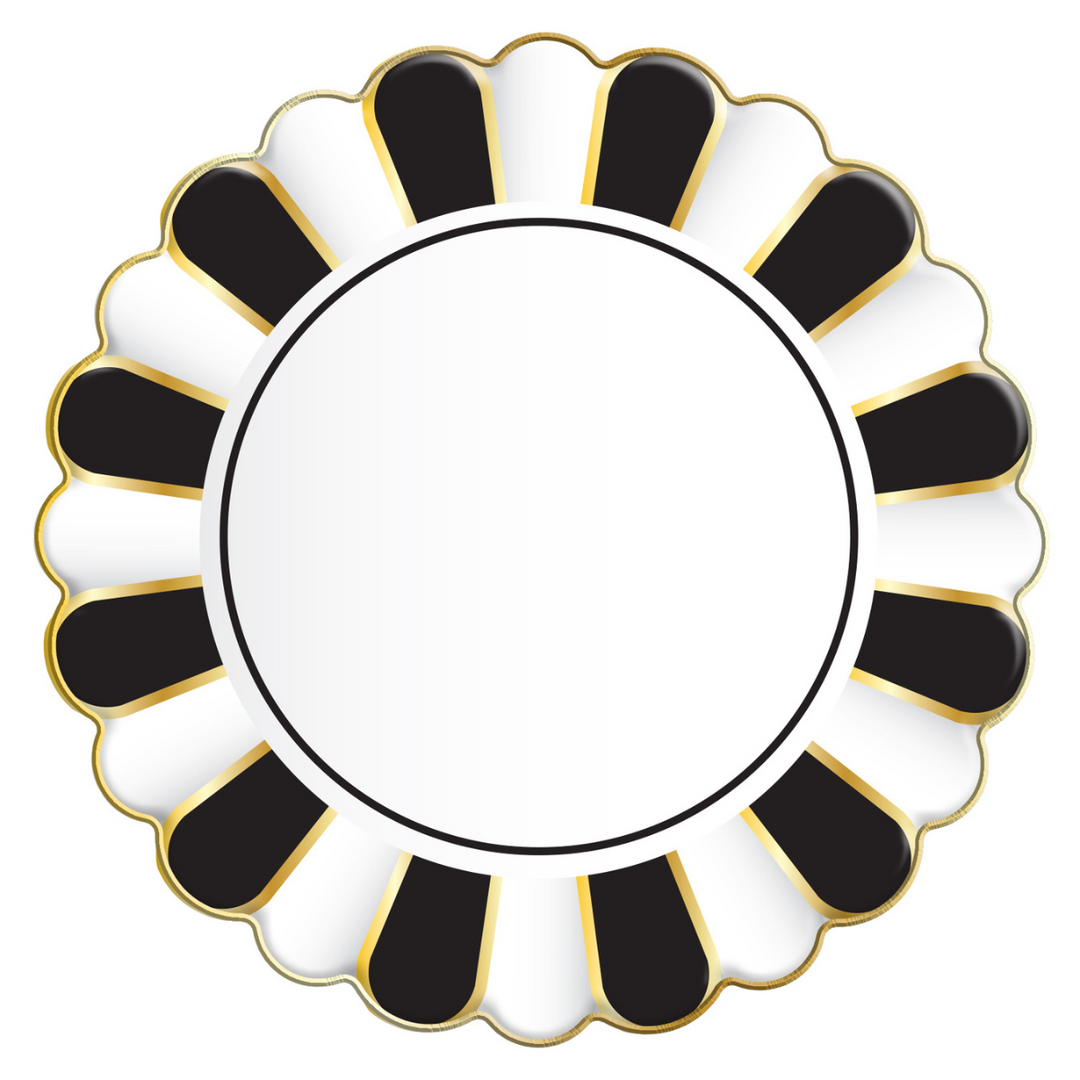 Cordoba Flower Paper Plate