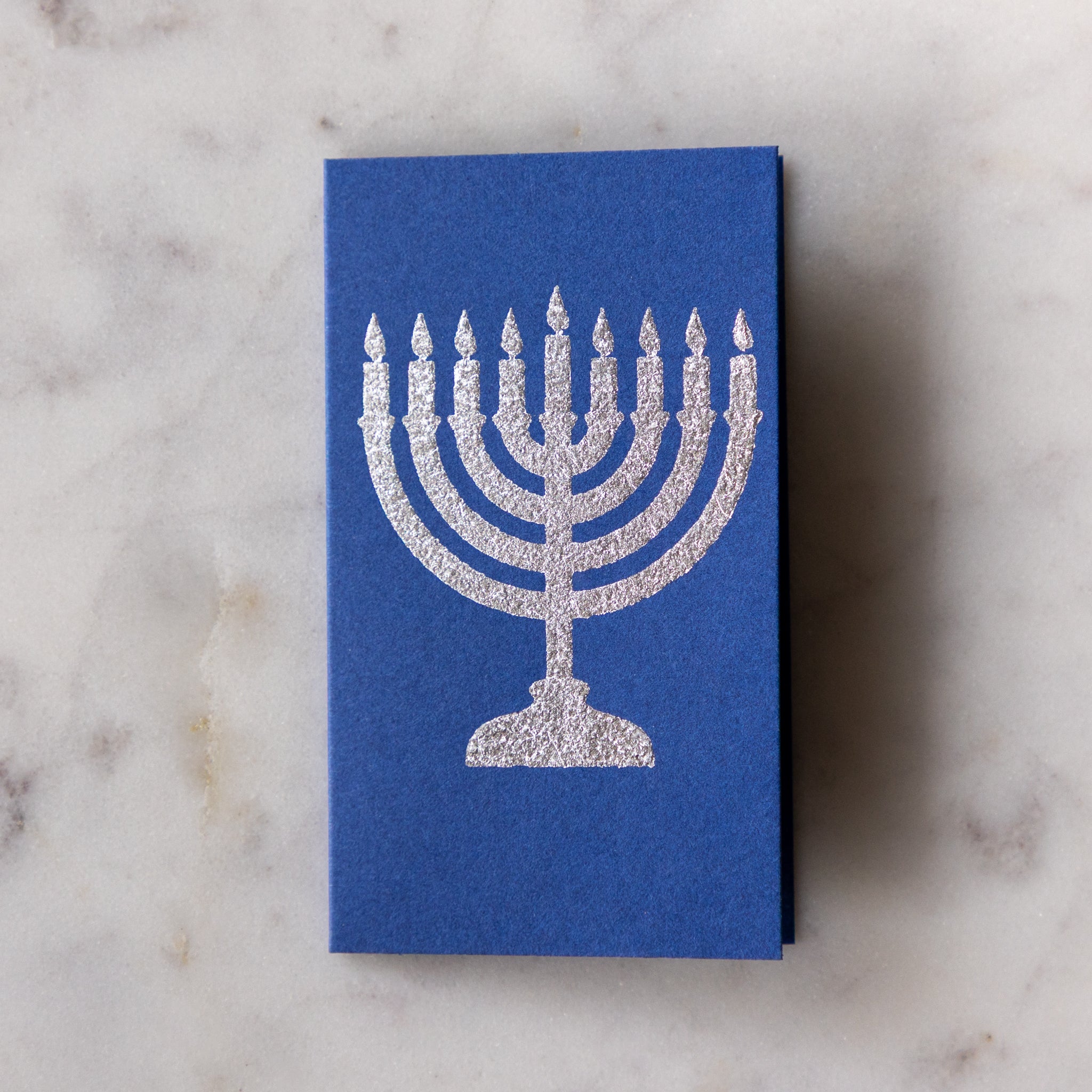 Menorah Gold Leaf Gift Enclosure Card