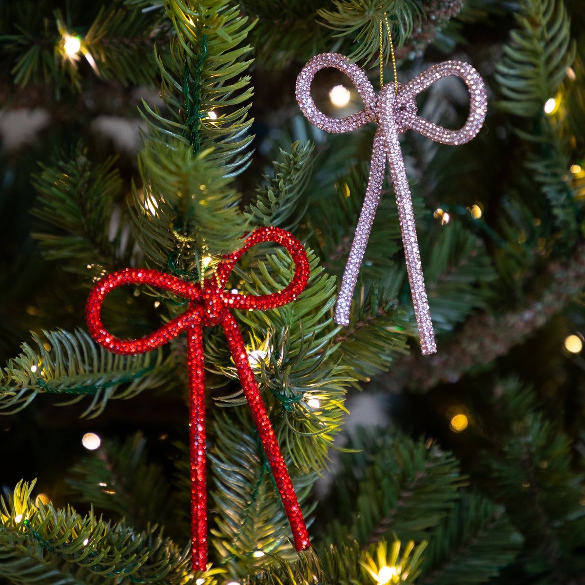 Beaded Bow Ornament