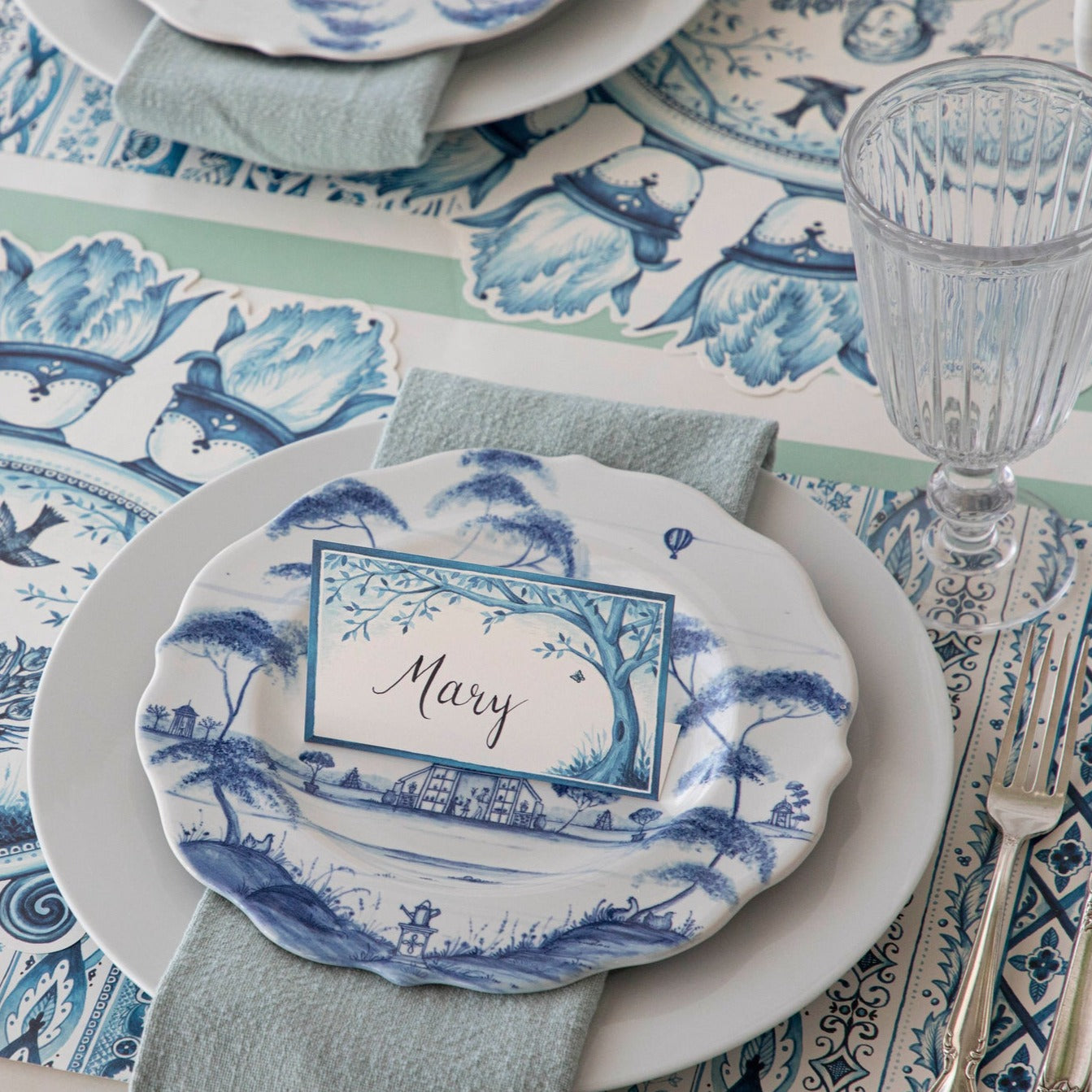 Country Estate Delft Blue Dinnerware