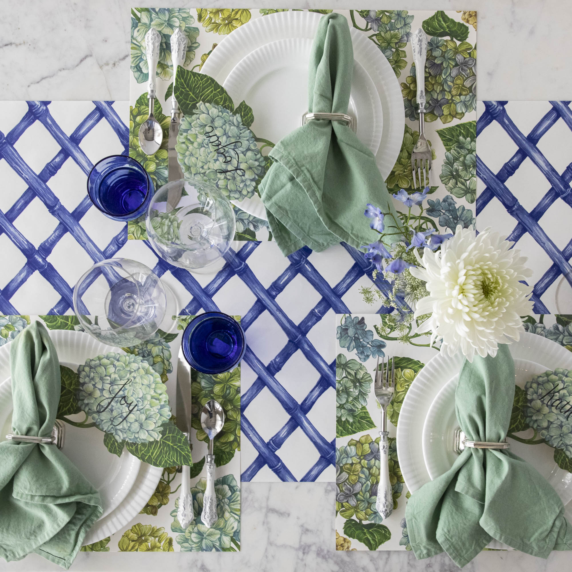 Blooming Hydrangeas Placemat