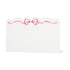 A Pink Bow Place Card by Hester & Cook, perfect for adding a touch of loveliness to tables and buffets.