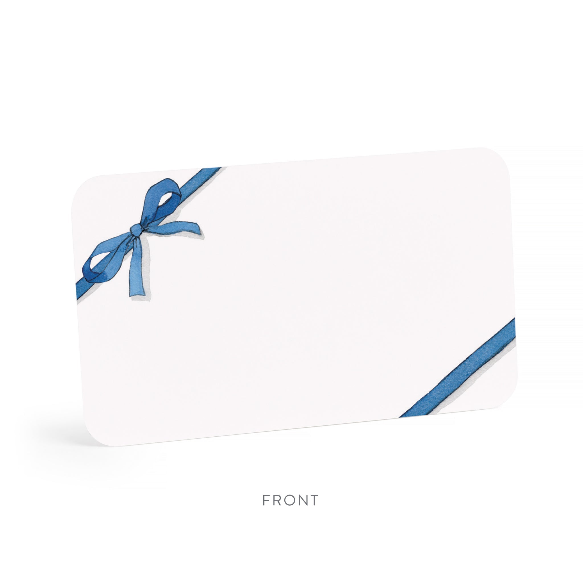 Front of Blue Bow Little Note.
