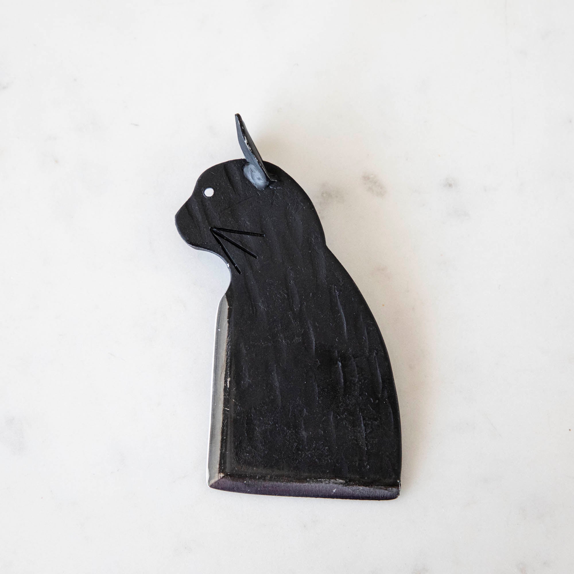 Wrought Iron Cat Cheese Blade