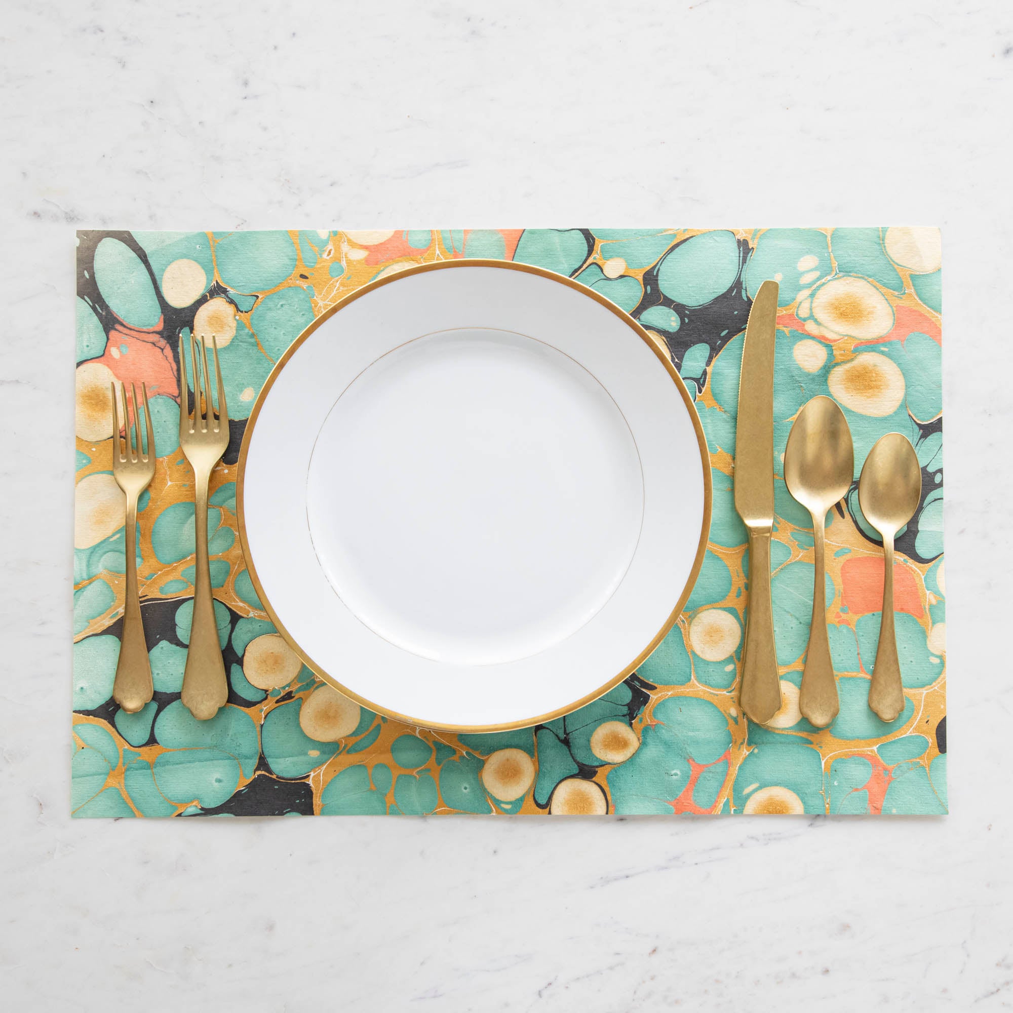 Dolce Vita Pewter Oro 5-Piece Place Setting