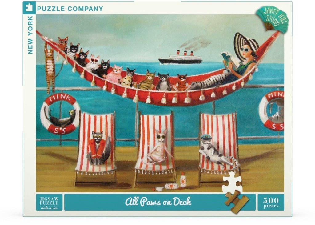 A All Paws on Deck Puzzle featuring Miss Mink&