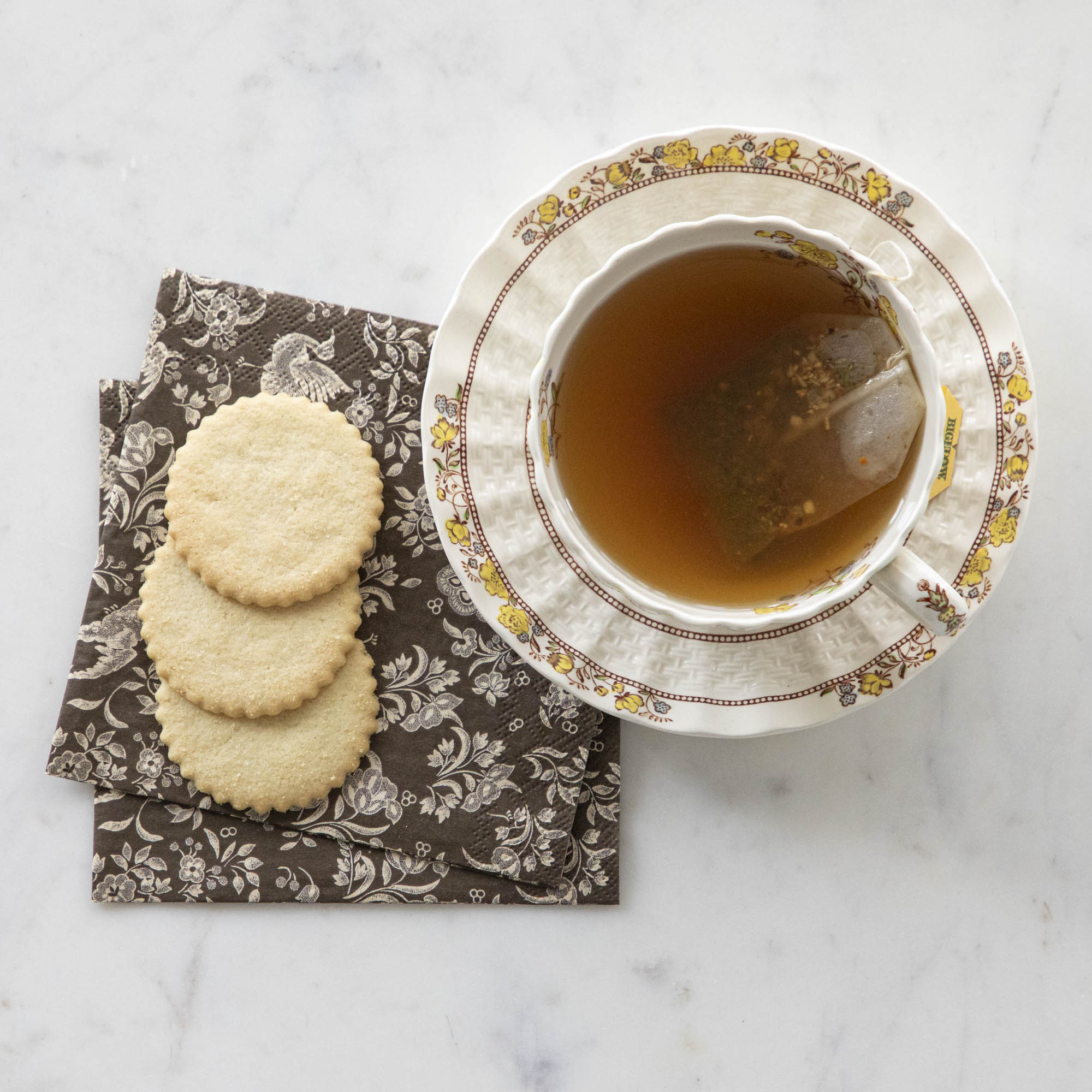Brown Regal Peacock Cocktail Napkins