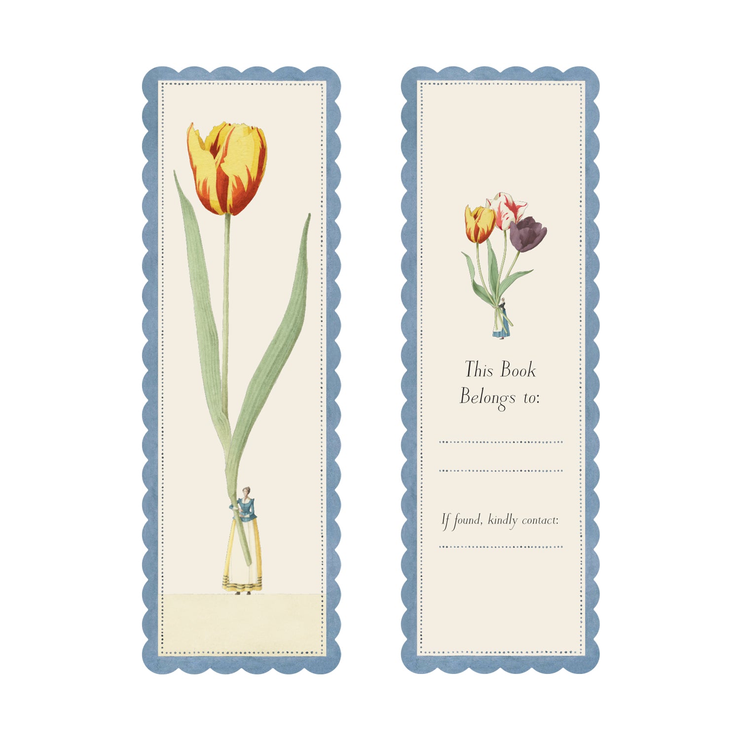 Tulip Bookmarks Set of 3
