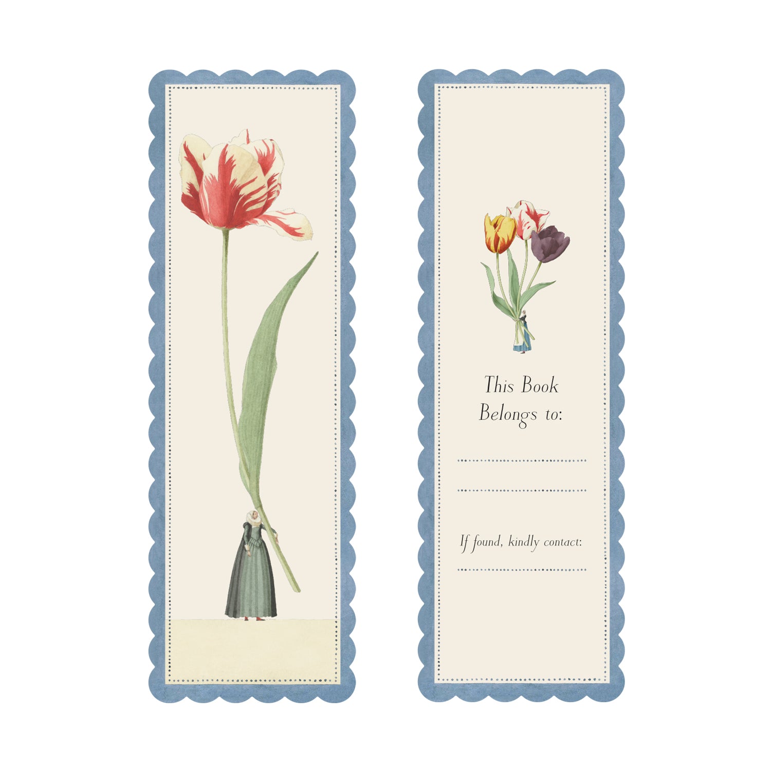 Tulip Bookmarks Set of 3