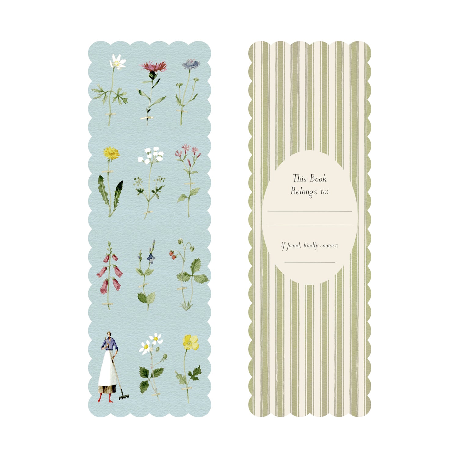 In the Garden Bookmarks Set of 3