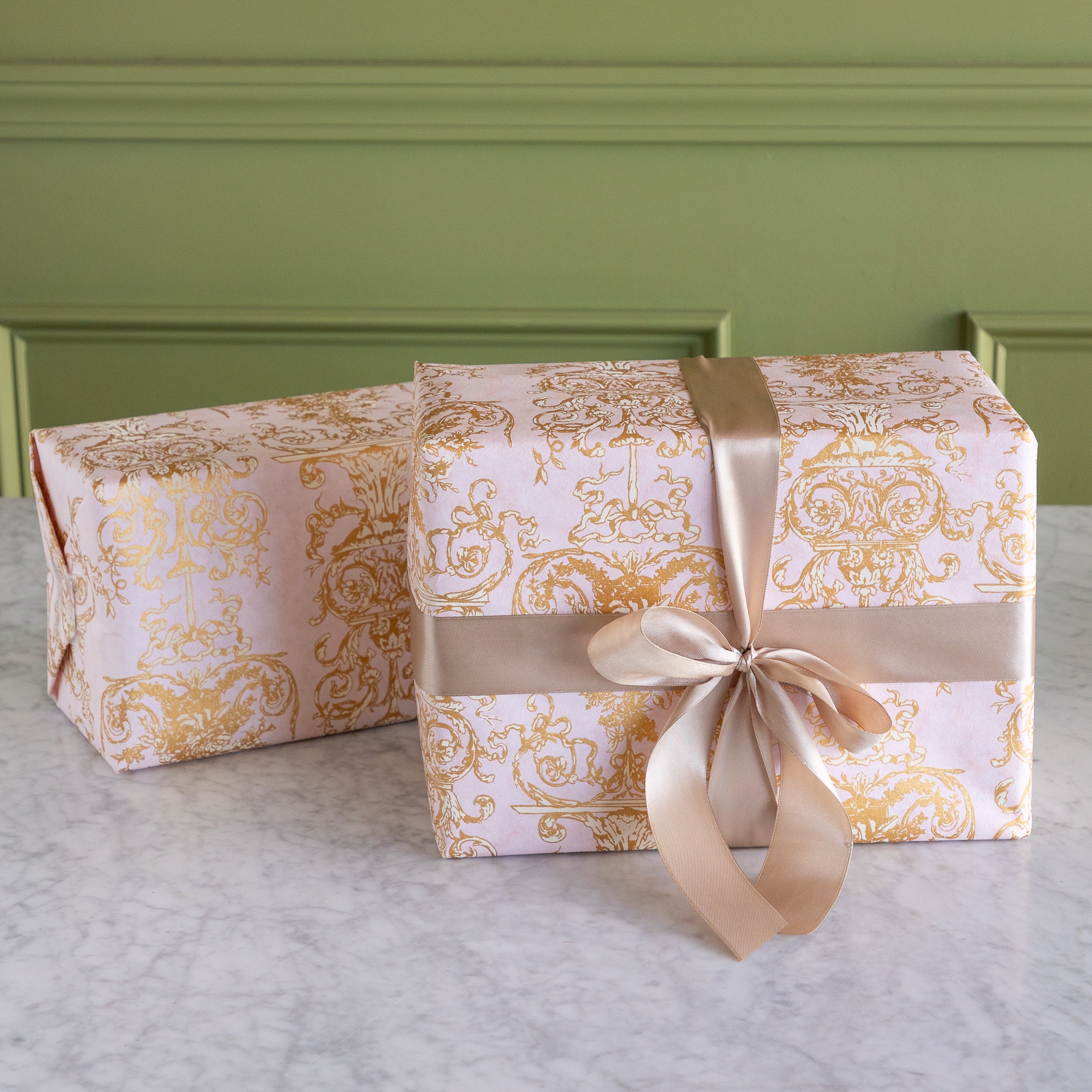 Gilded Scroll Wrapping Sheets