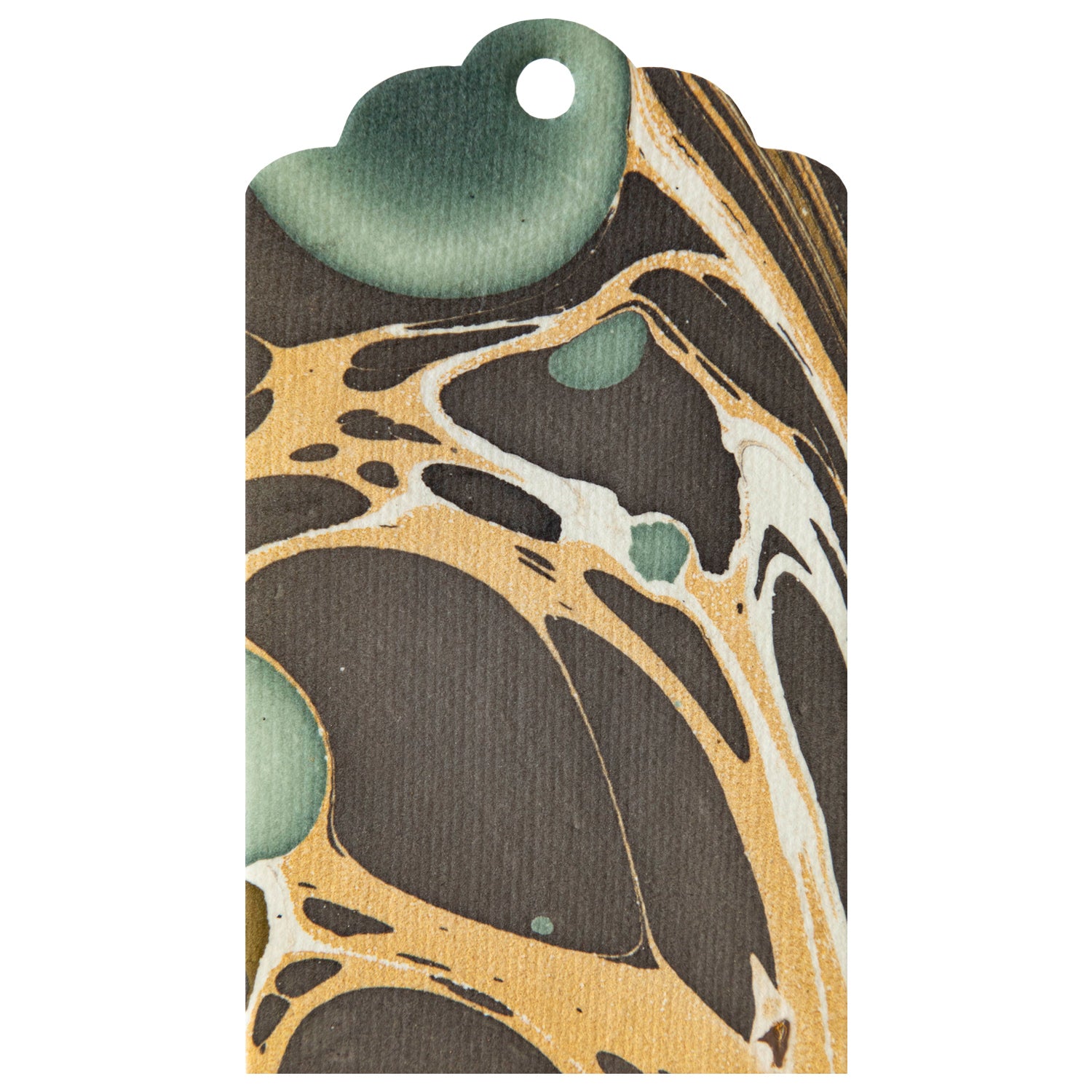 A unique Stone Marbled Gift Tag made from handmade papers by Hester & Cook.