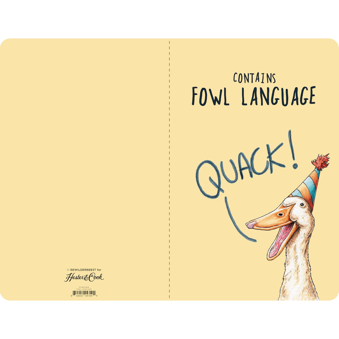 Fowl Language Notebook