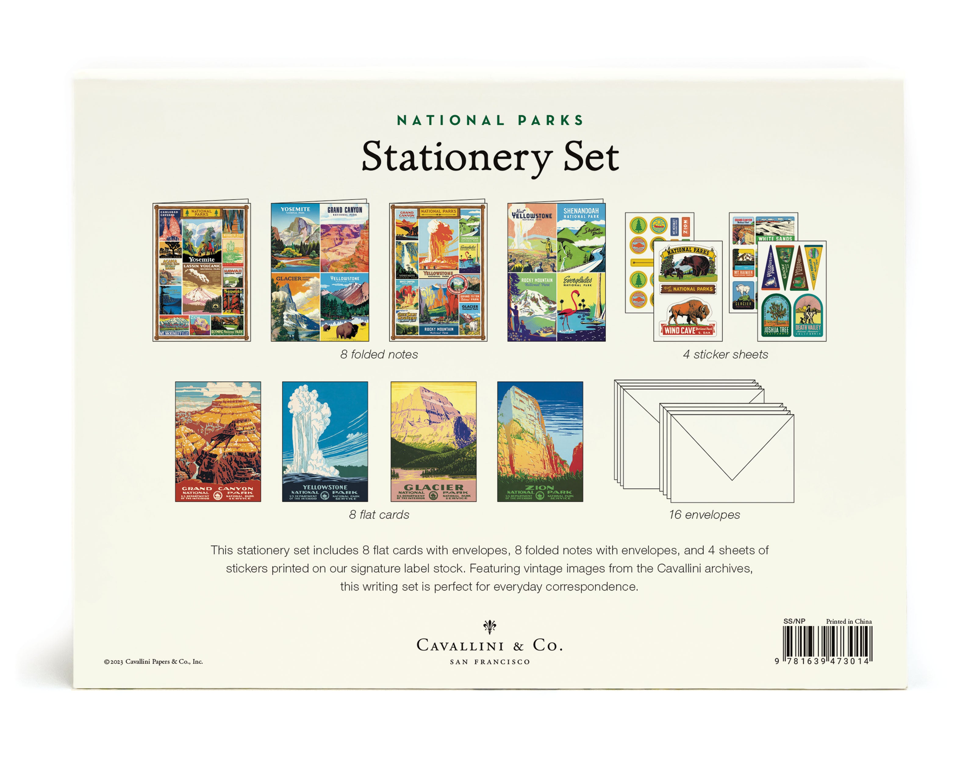 National Parks Stationery Set