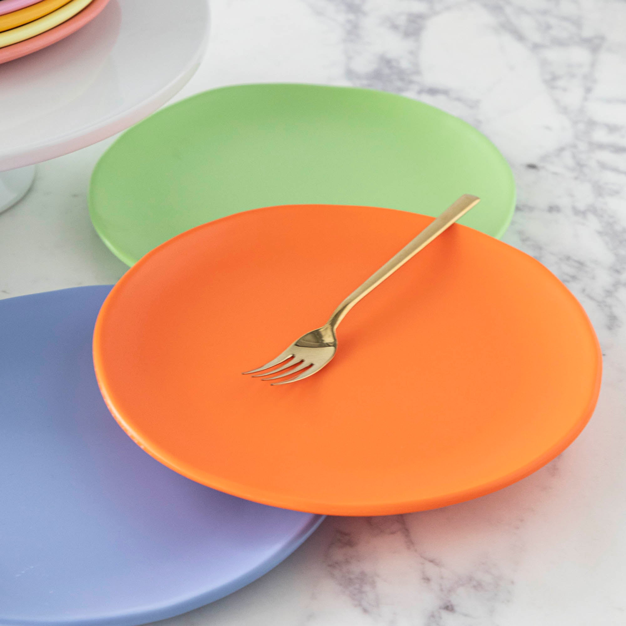 A stack of colorful, Glitterville&