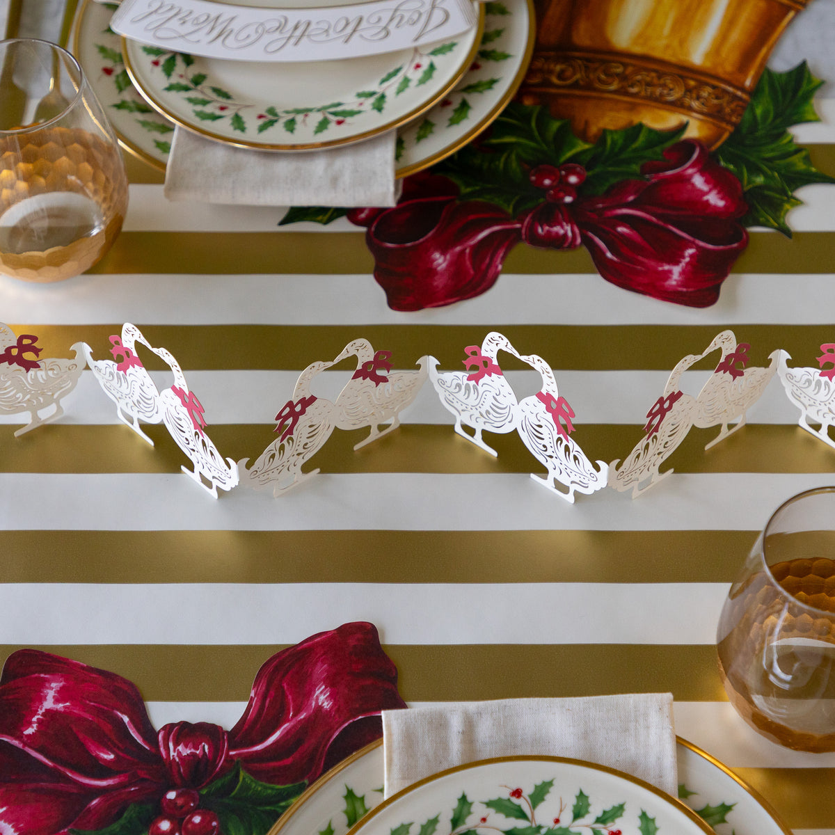 Geese Table Garland