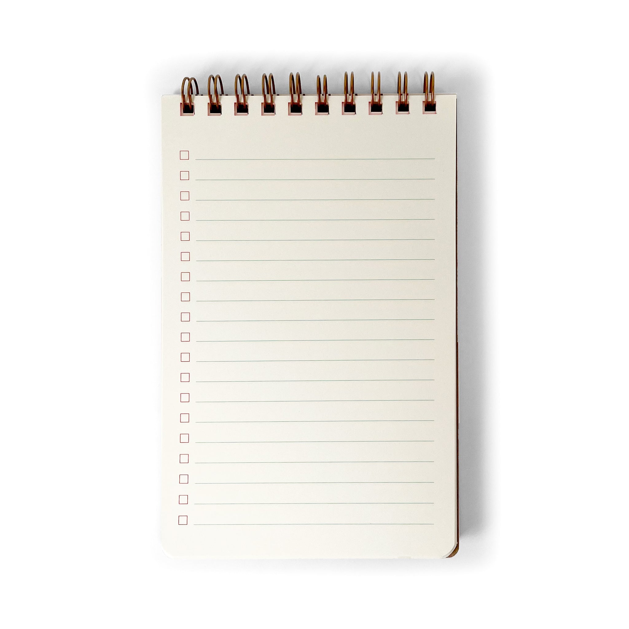 sheet from inside task pad with lines and boxes