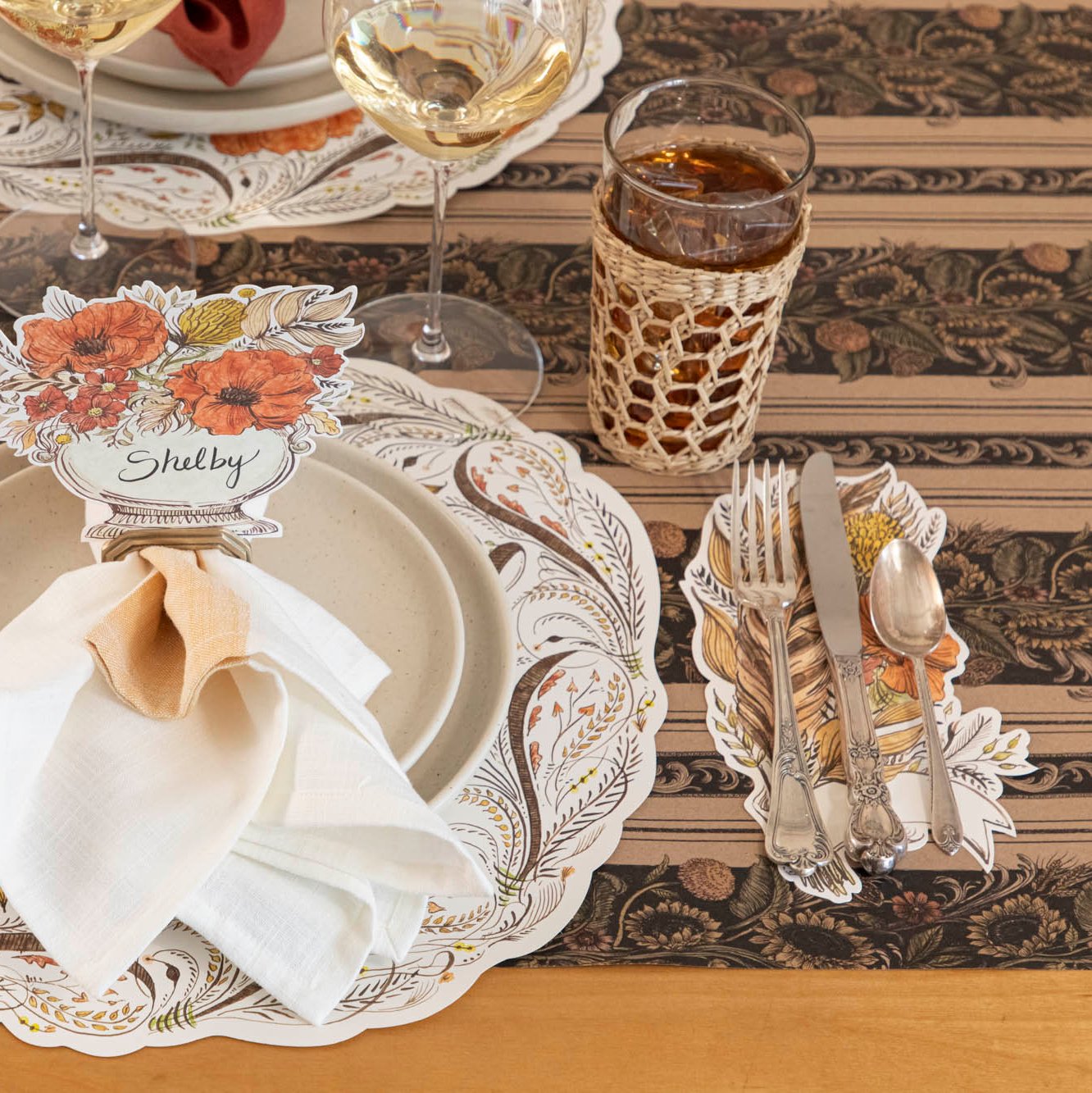 Feather Table Accent