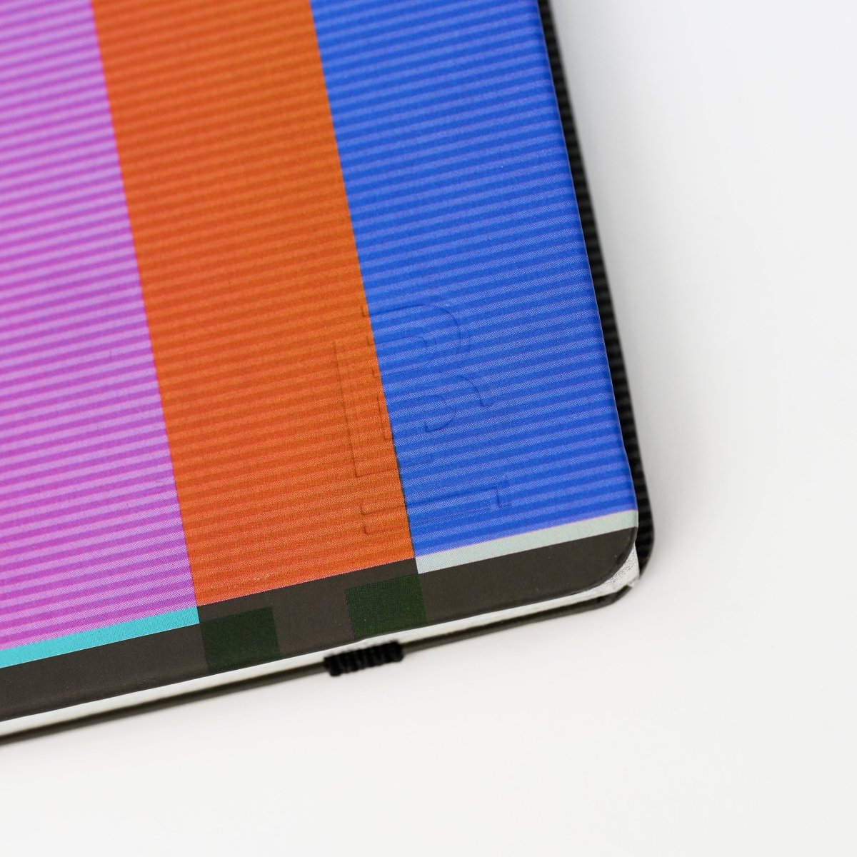 Corner branding detail of the Blackwing Volumes 343 notebook.