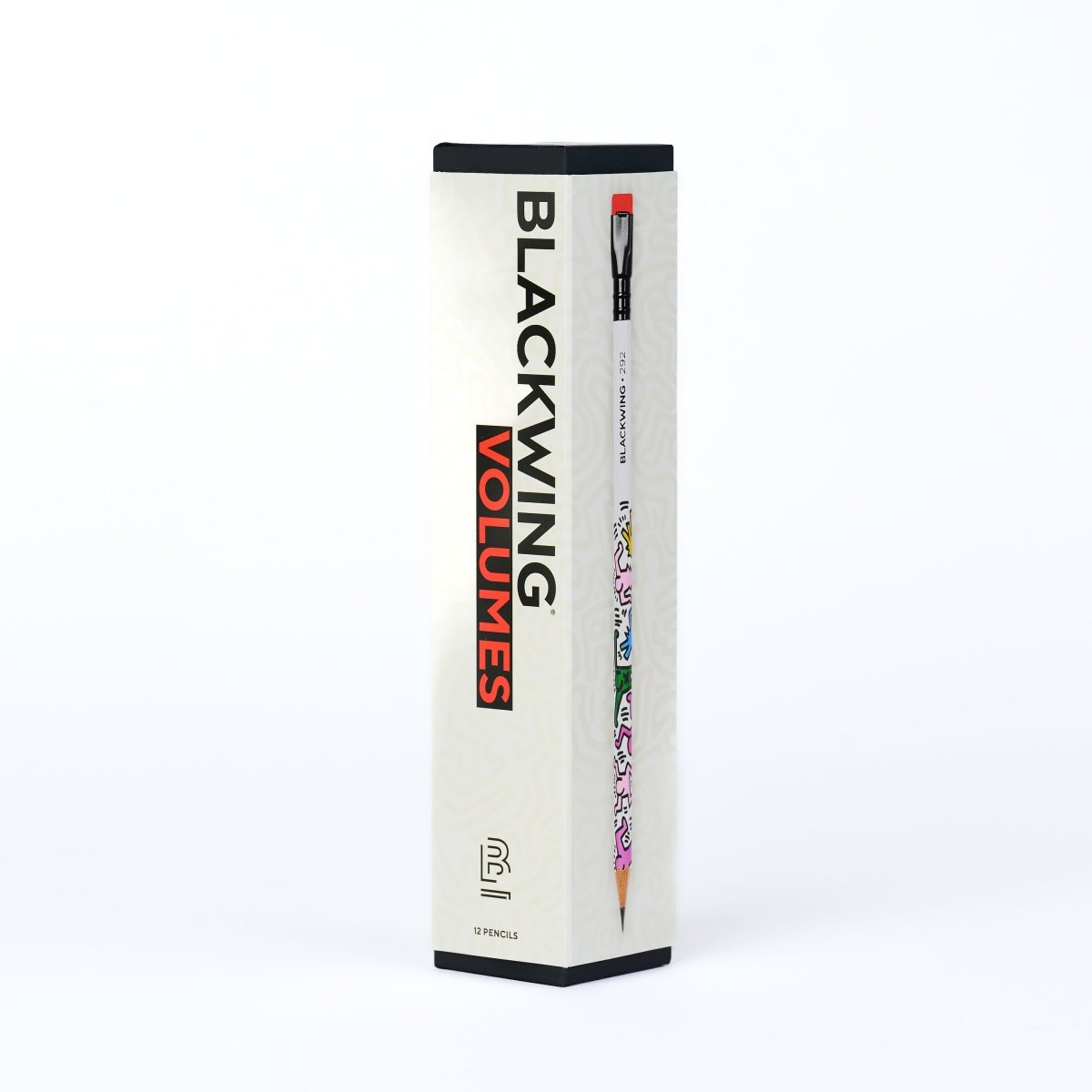 Blackwing pencil packaging on a white background