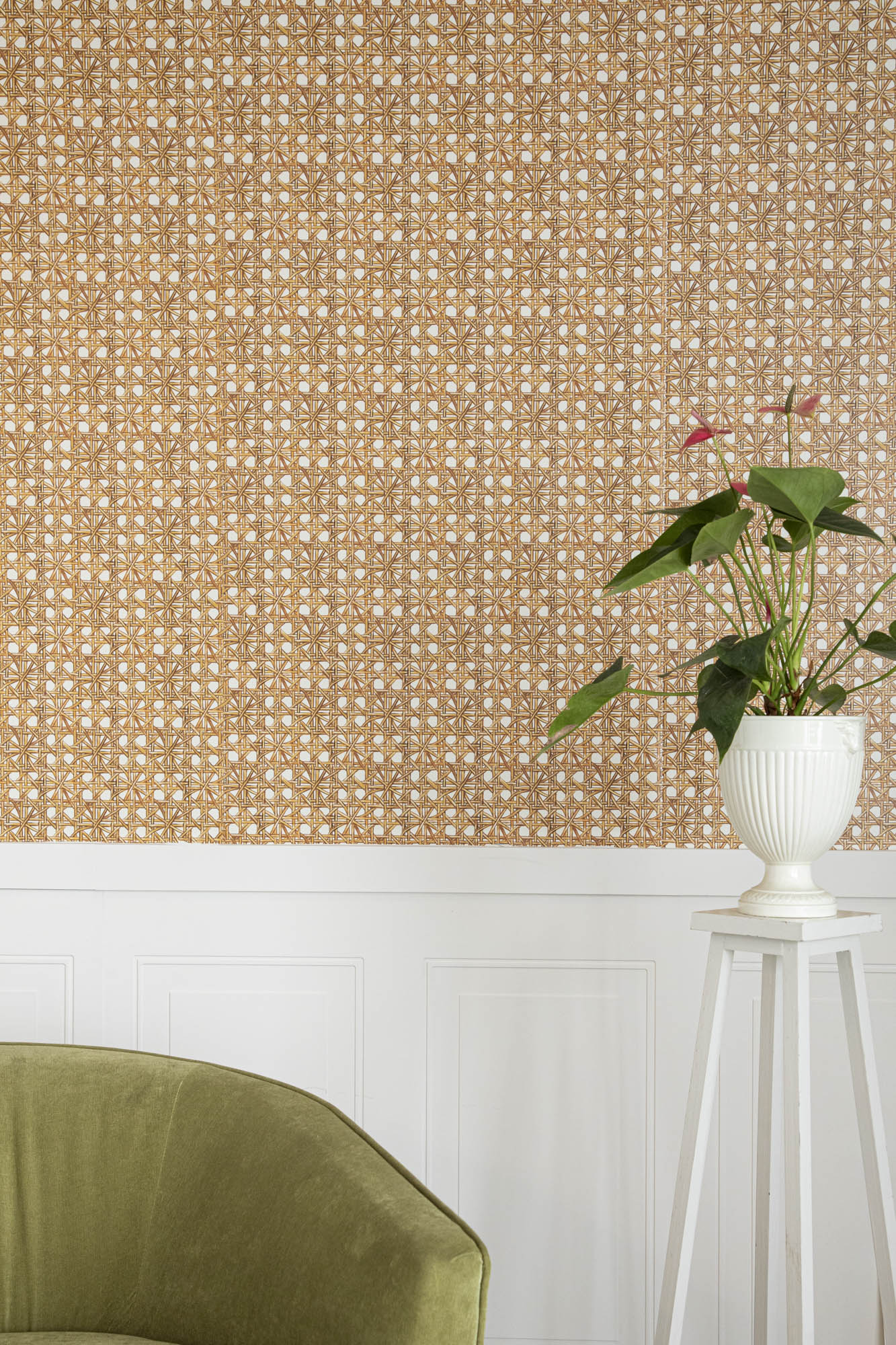 Rattan Weave Wallpaper