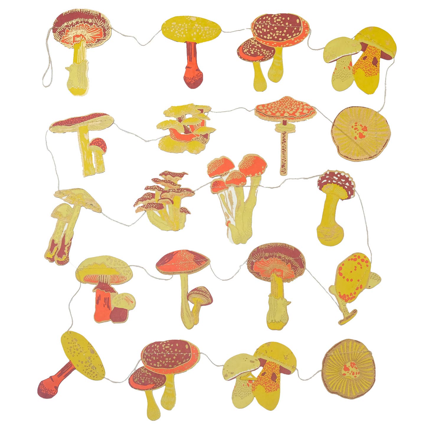 Mushroom garland.