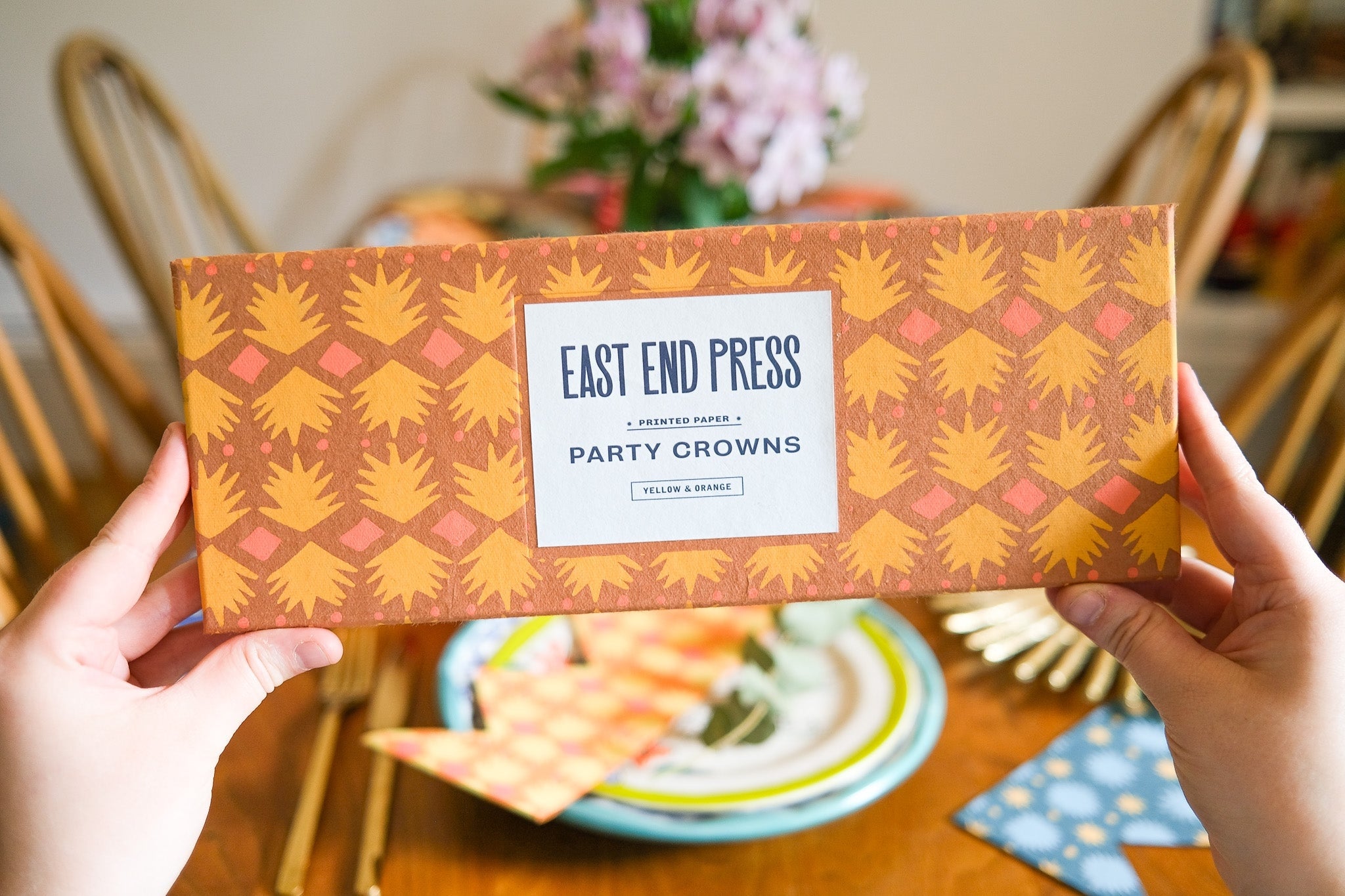 East End Press Yellow Paper Party Crown package.