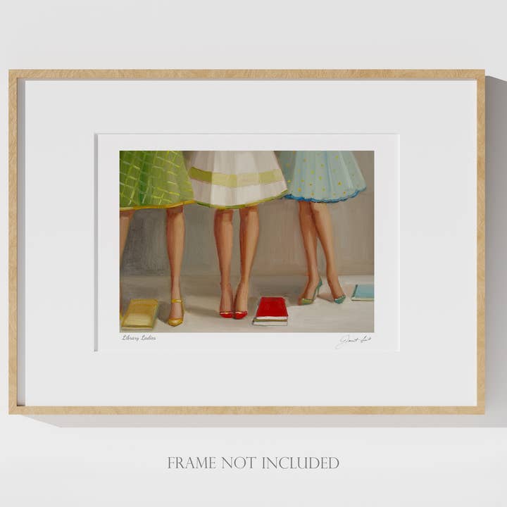 Library Ladies Mini Art Print