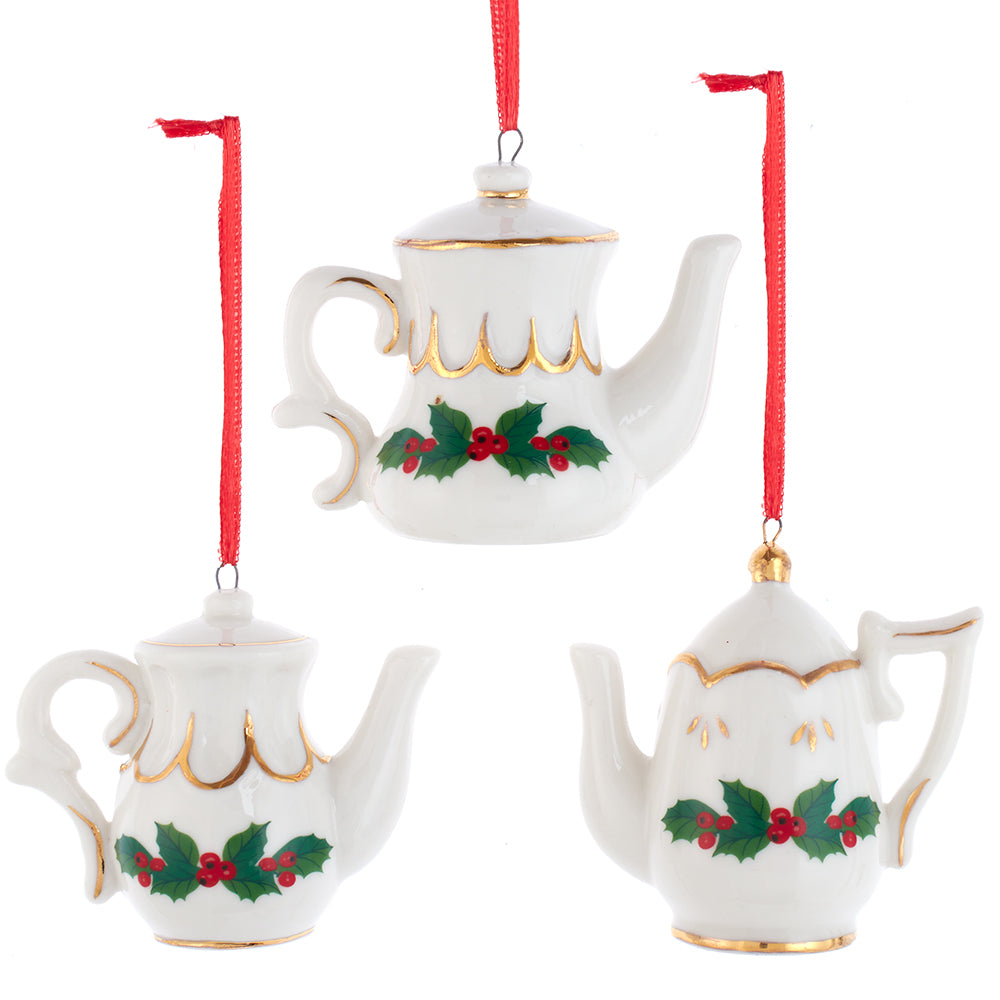 Porcelain Teacup or Teapot Ornaments