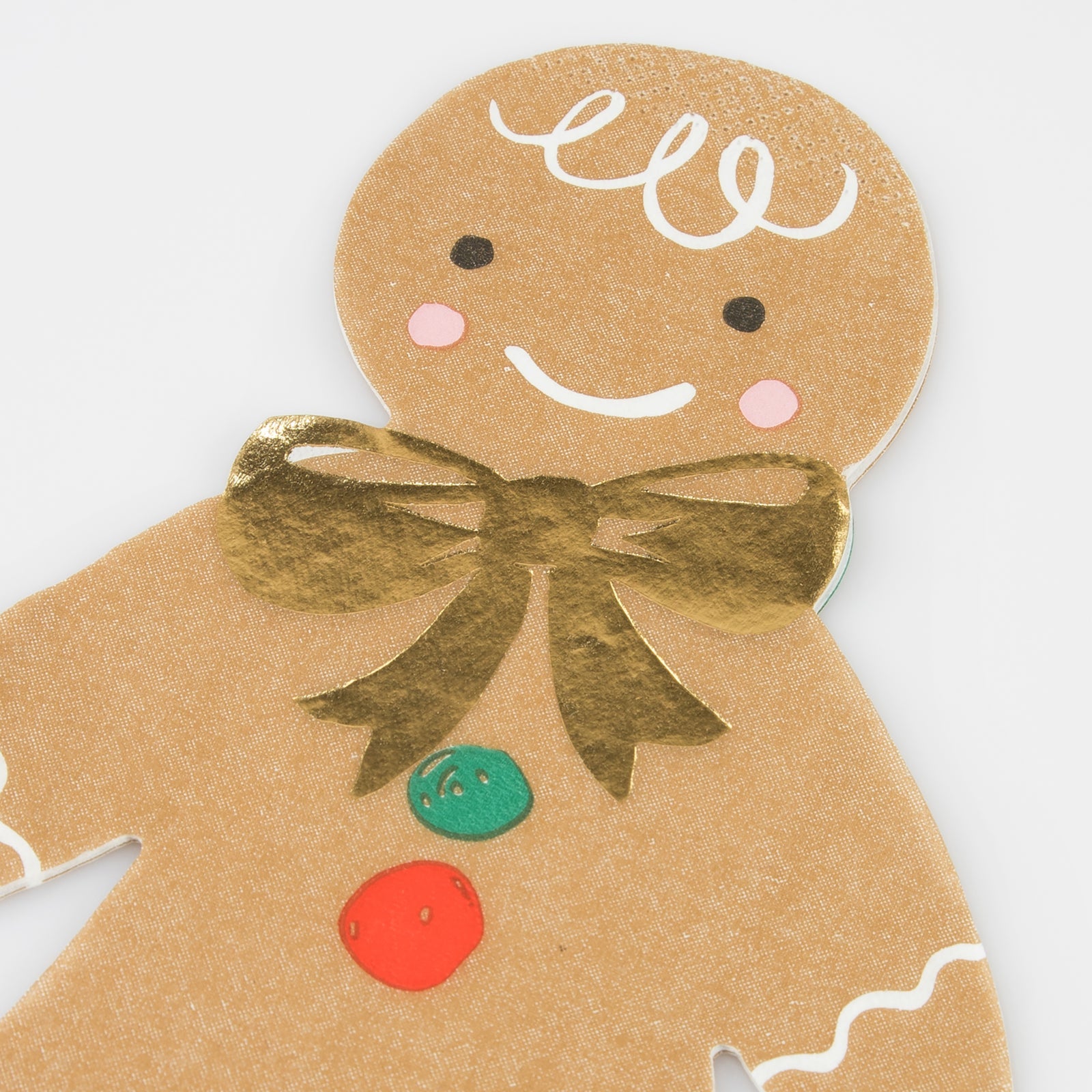 Close-up of the gingerbread man&